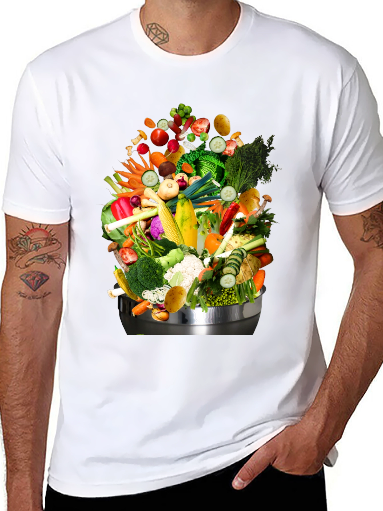 Vegetable Medley T-Shirt - Fresh Food Fashion!
