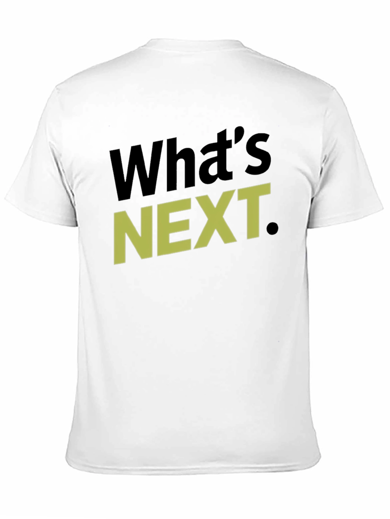 Whats Next T-Shirt Graphic Tee Casual Wear