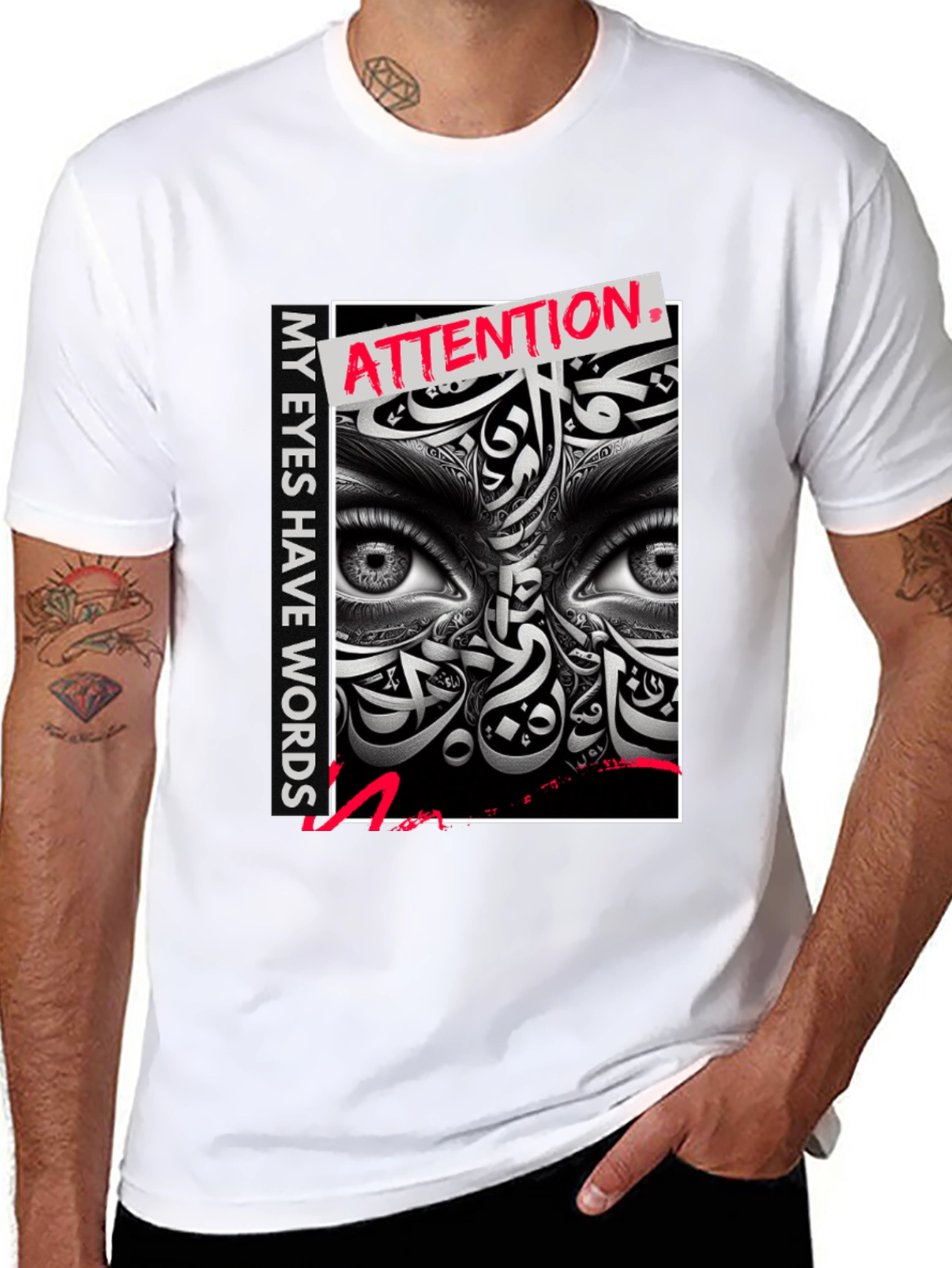 Attention Eyes Graphic T-Shirt