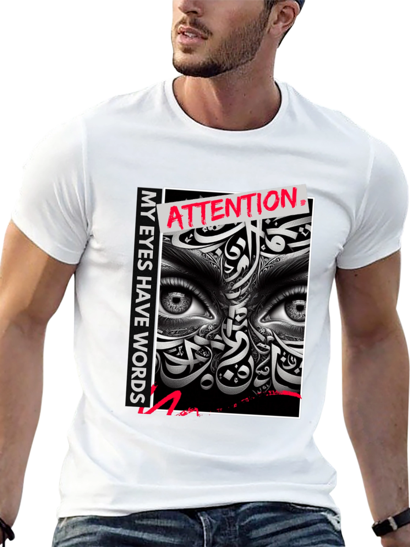 Attention Eyes Graphic T-Shirt