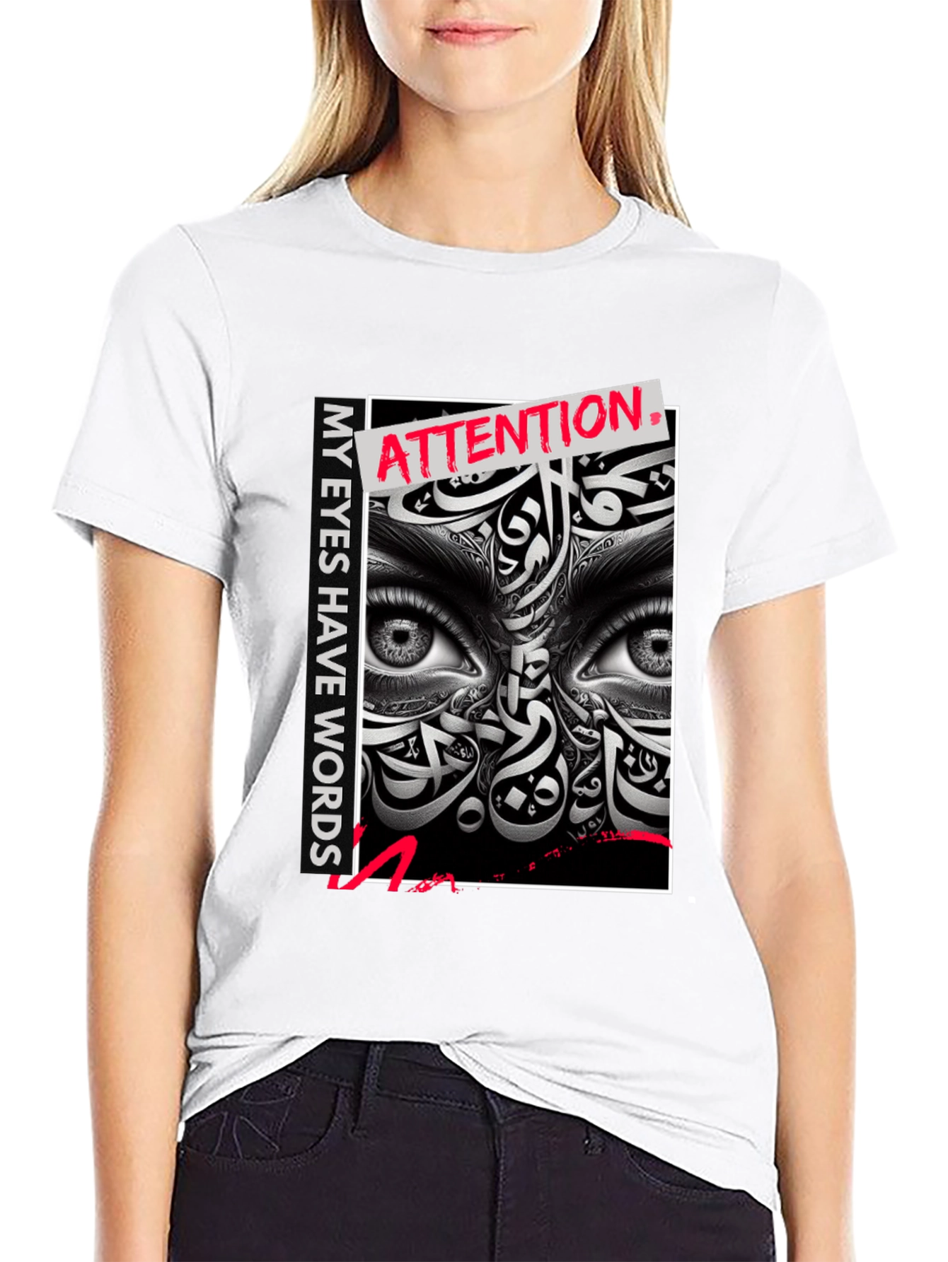Attention Eyes Graphic T-Shirt