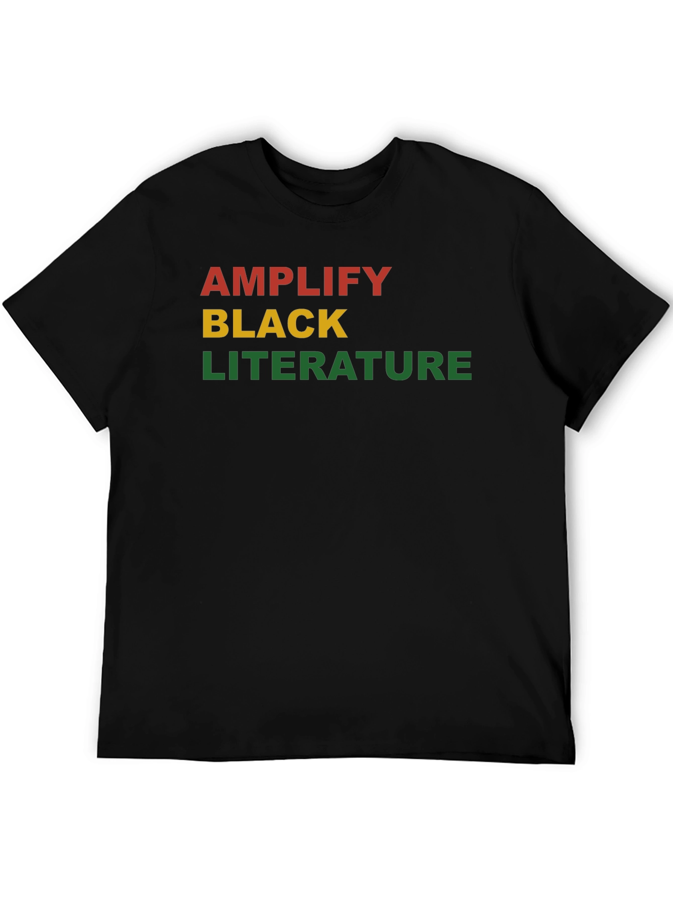 Amplify Black Literature Graphic T-Shirt