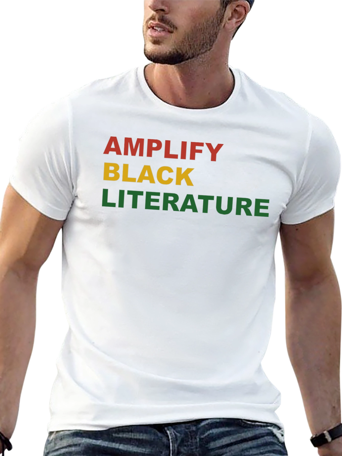 Amplify Black Literature Graphic T-Shirt