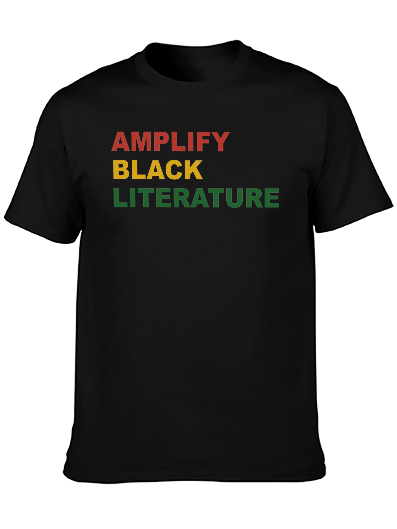 Amplify Black Literature Graphic T-Shirt
