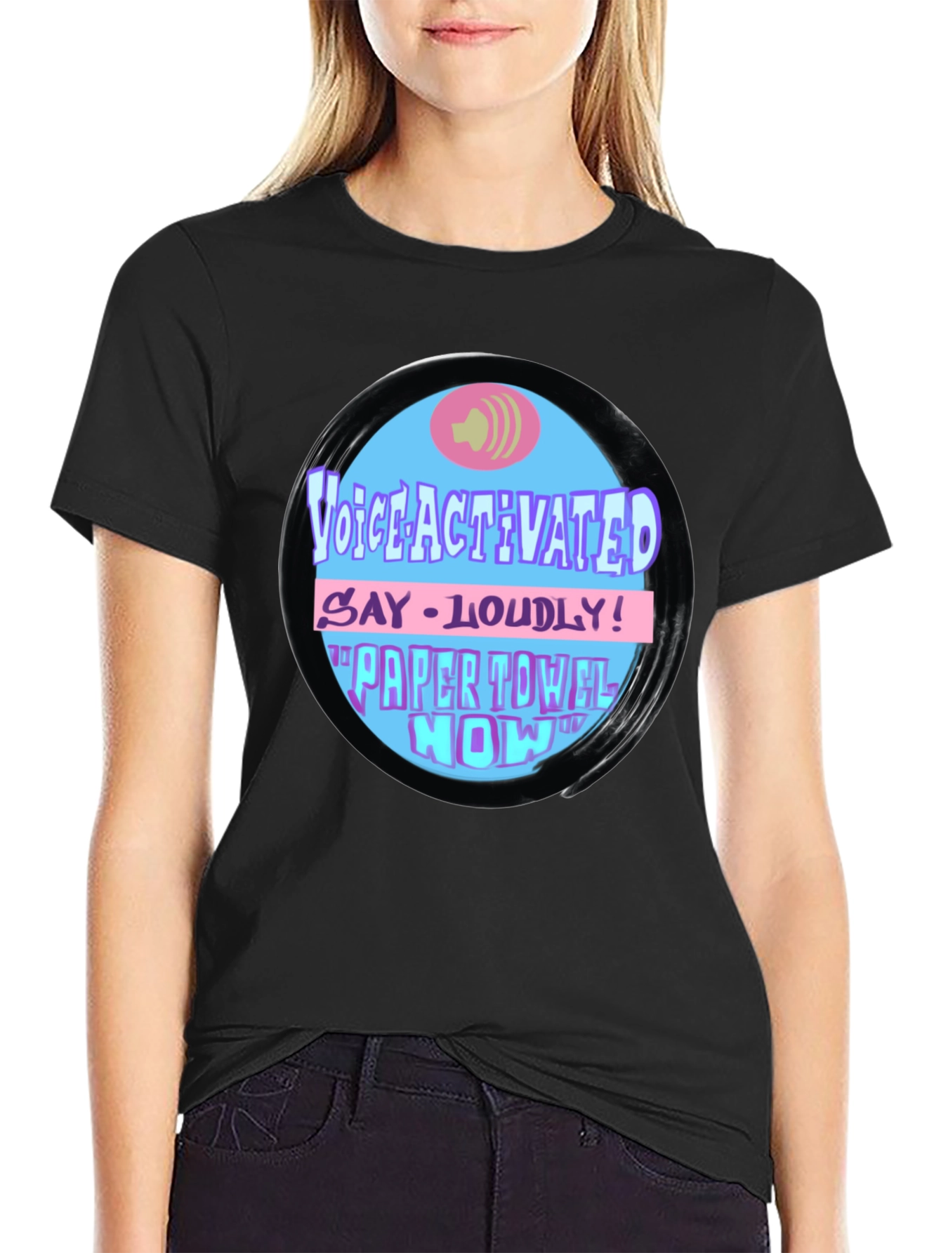 Voice Activated Paper Towel Novelty T-Shirt
