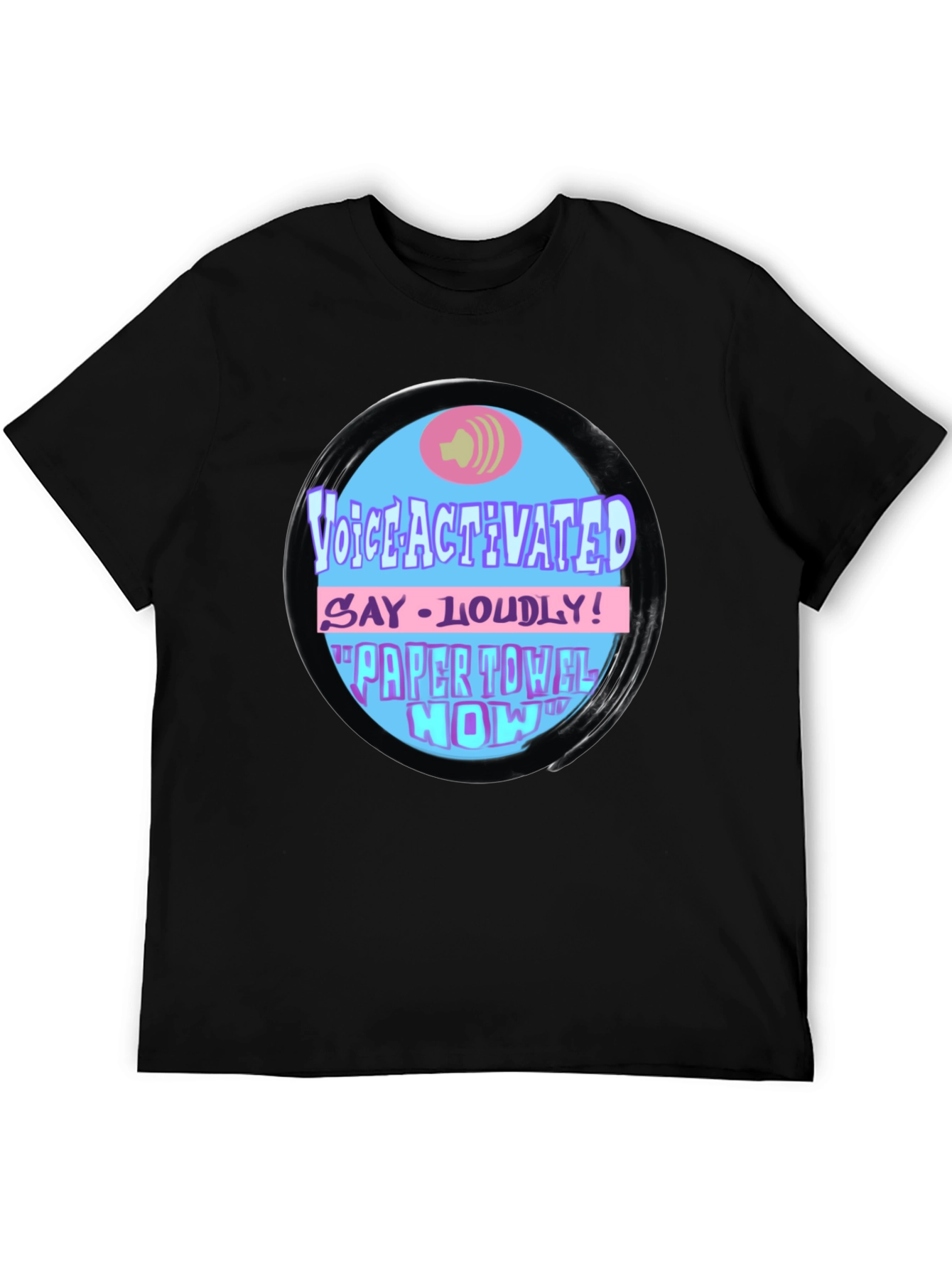 Voice Activated Paper Towel Novelty T-Shirt