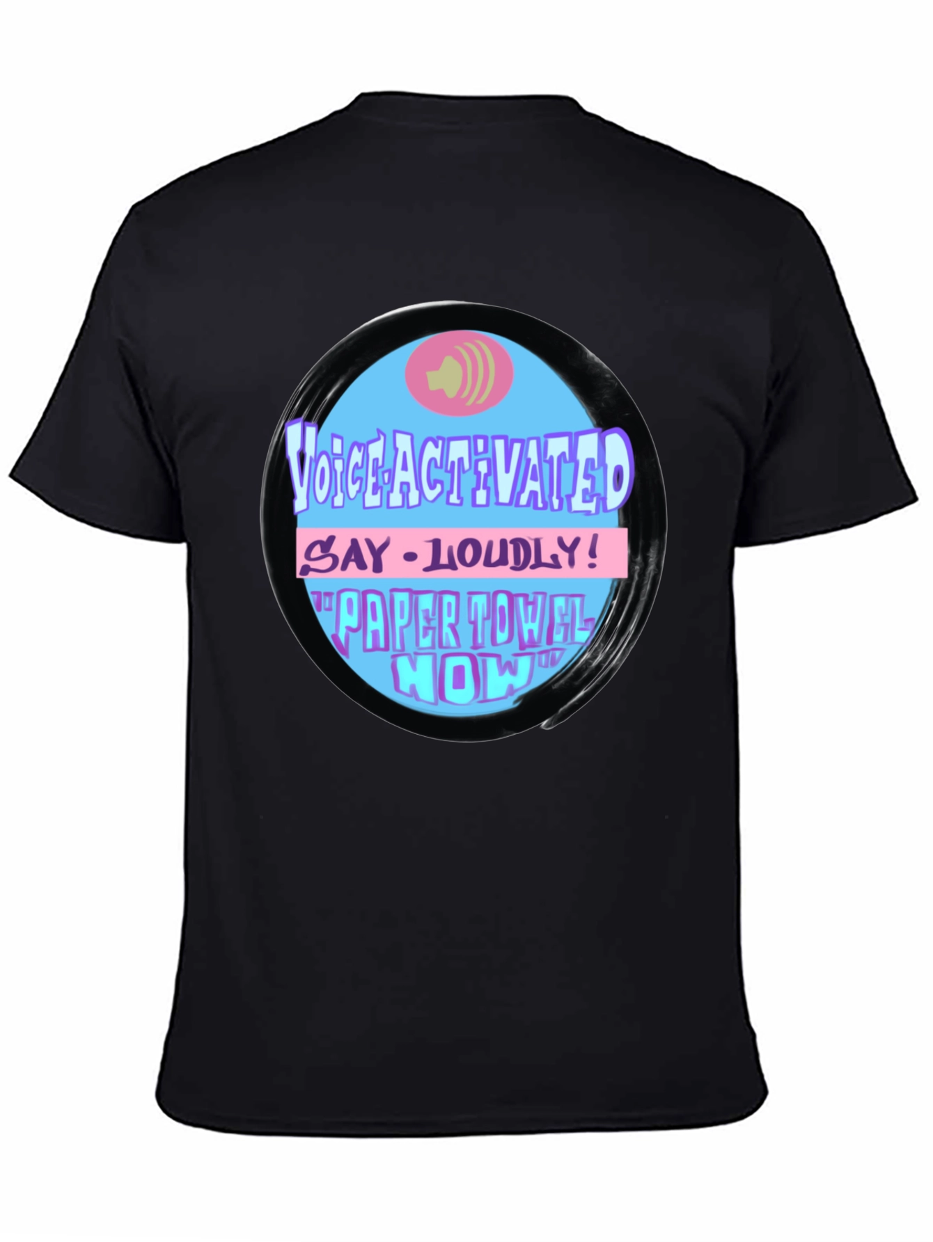 Voice Activated Paper Towel Novelty T-Shirt
