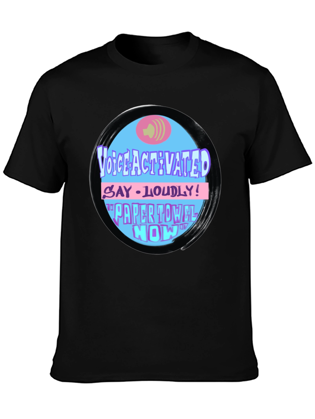 Voice Activated Paper Towel Novelty T-Shirt