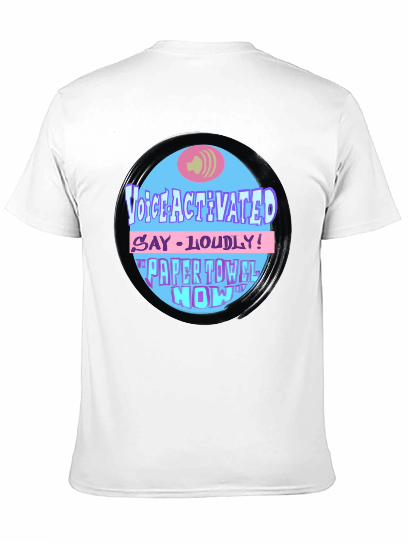 Voice Activated Paper Towel Novelty T-Shirt