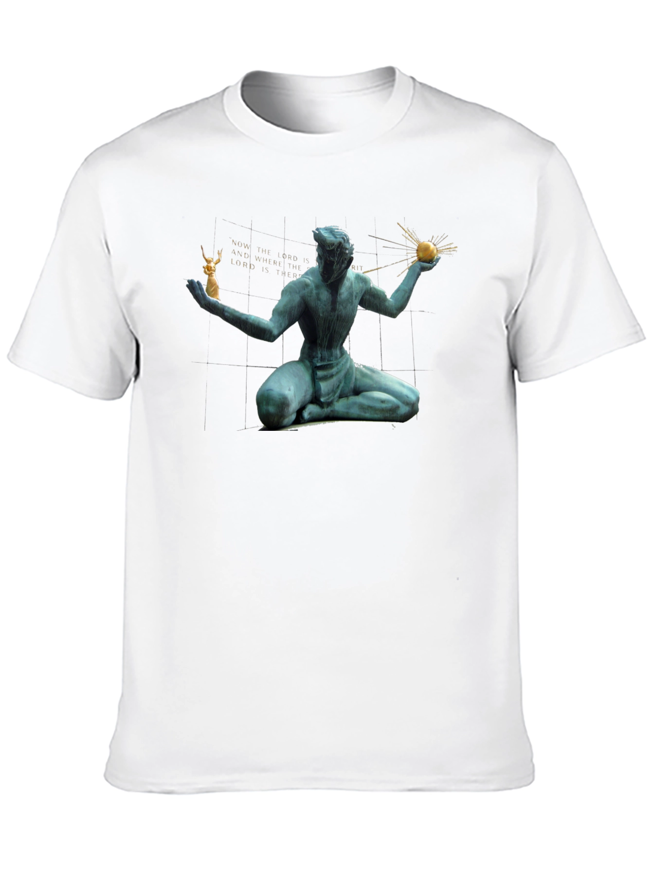 Statue Graphic Black T-Shirt