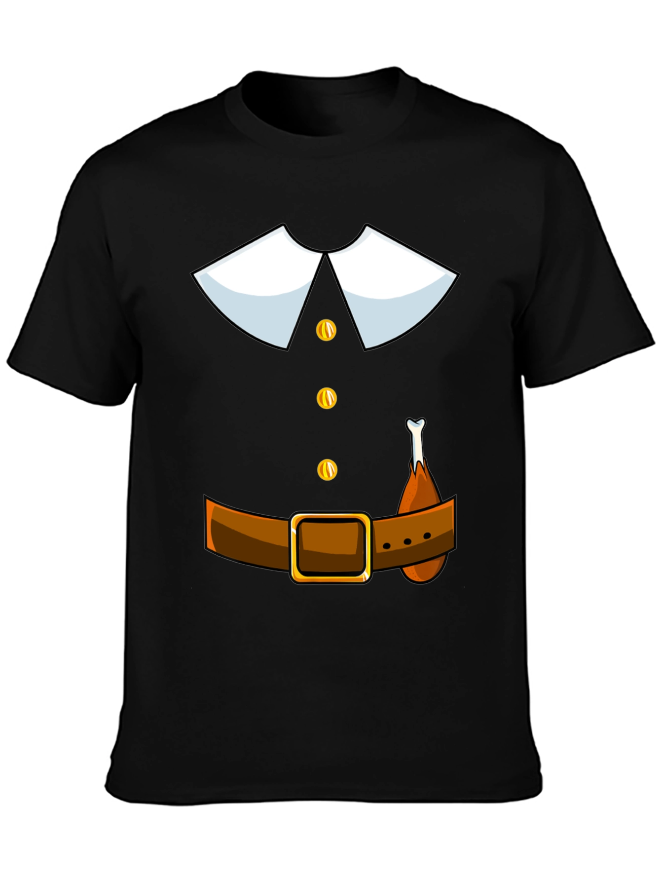 Thanksgiving Pilgrim T-Shirt Costume Apparel