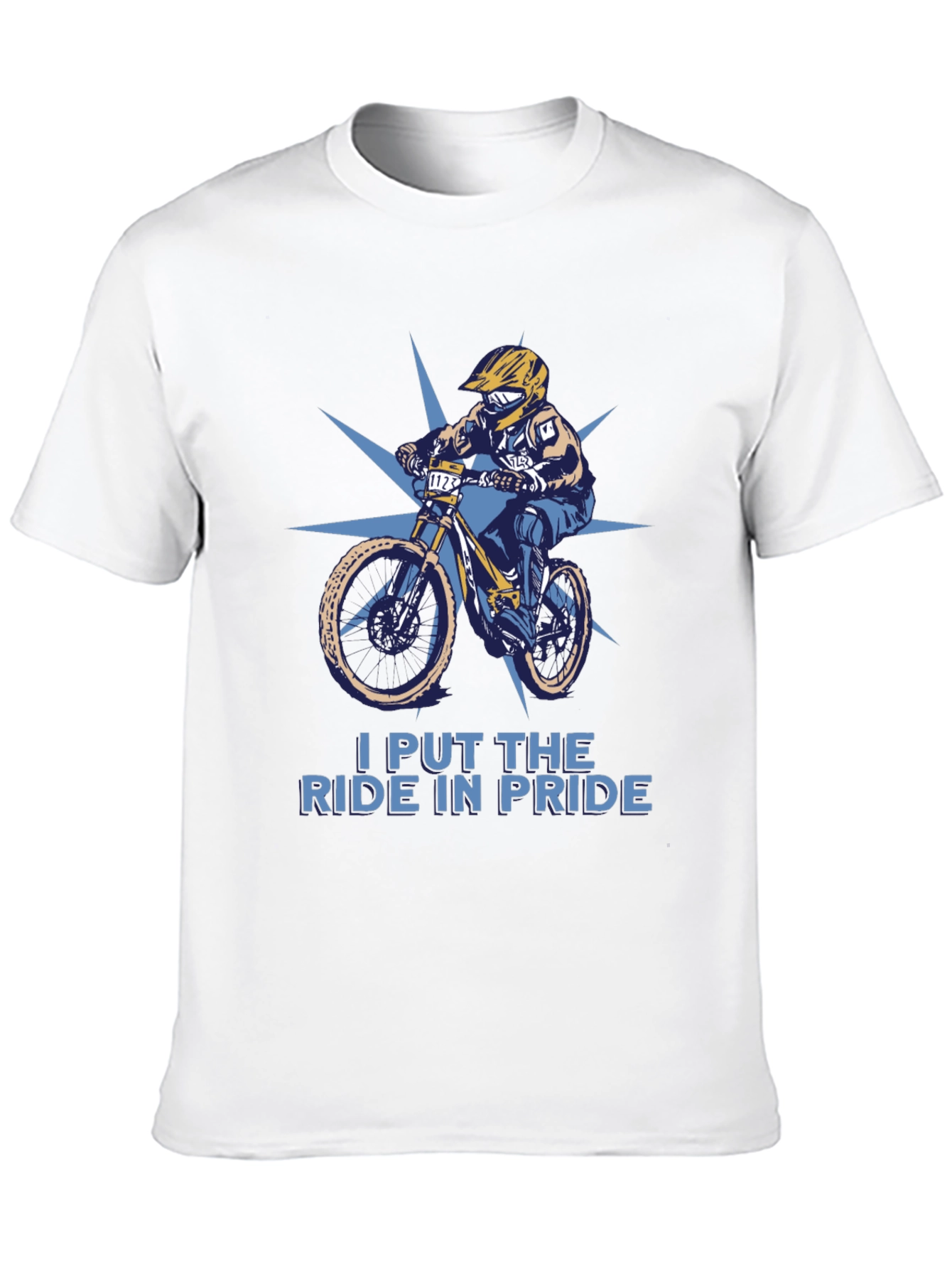 Ride Pride T-Shirt: Mountain Bike Design