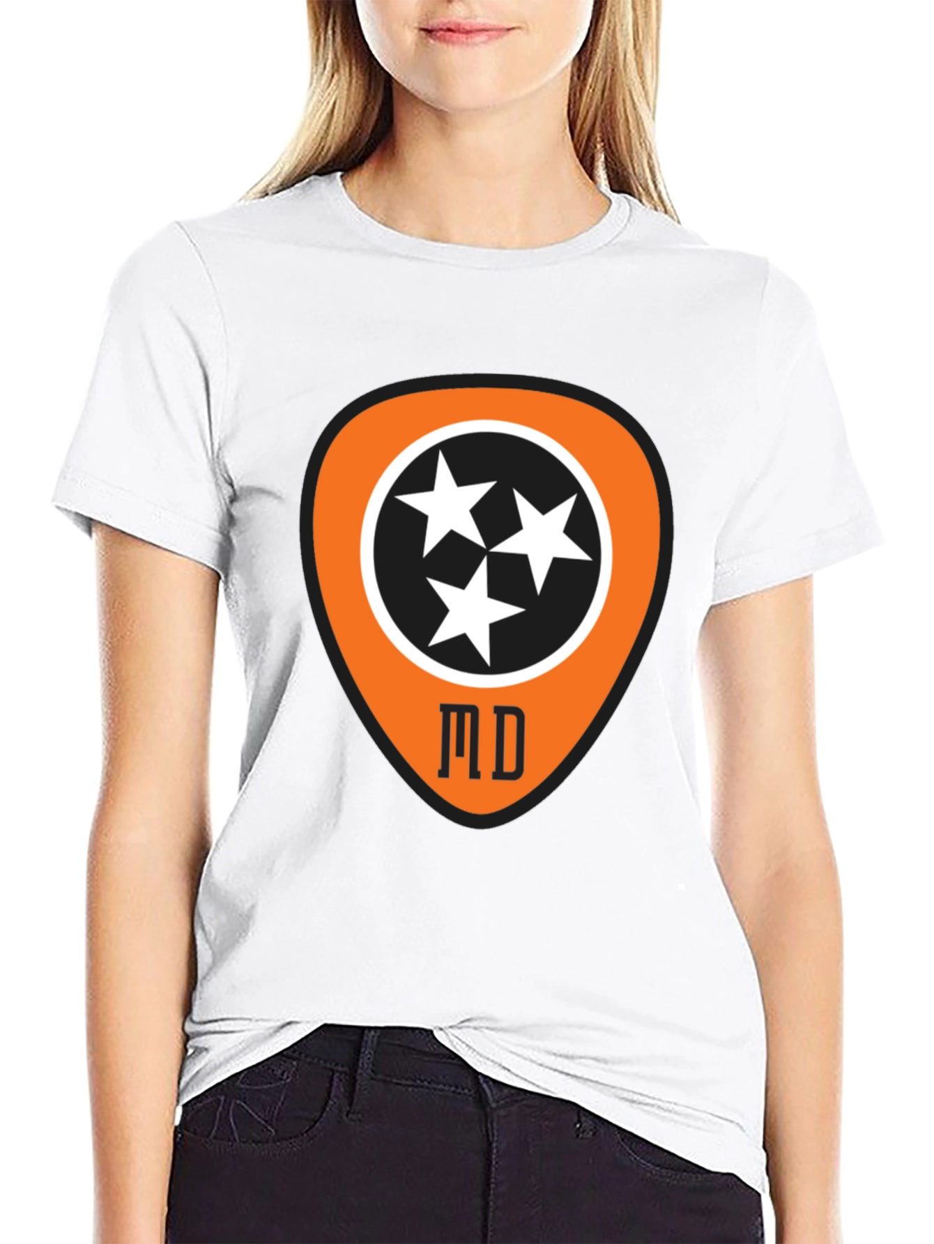Tennessee Guitar Pick T-Shirt - Music City Style