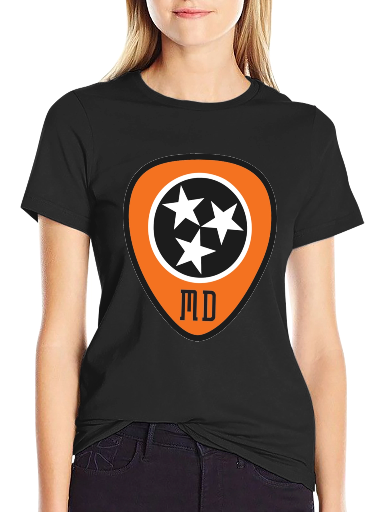 Tennessee Guitar Pick T-Shirt - Music City Style