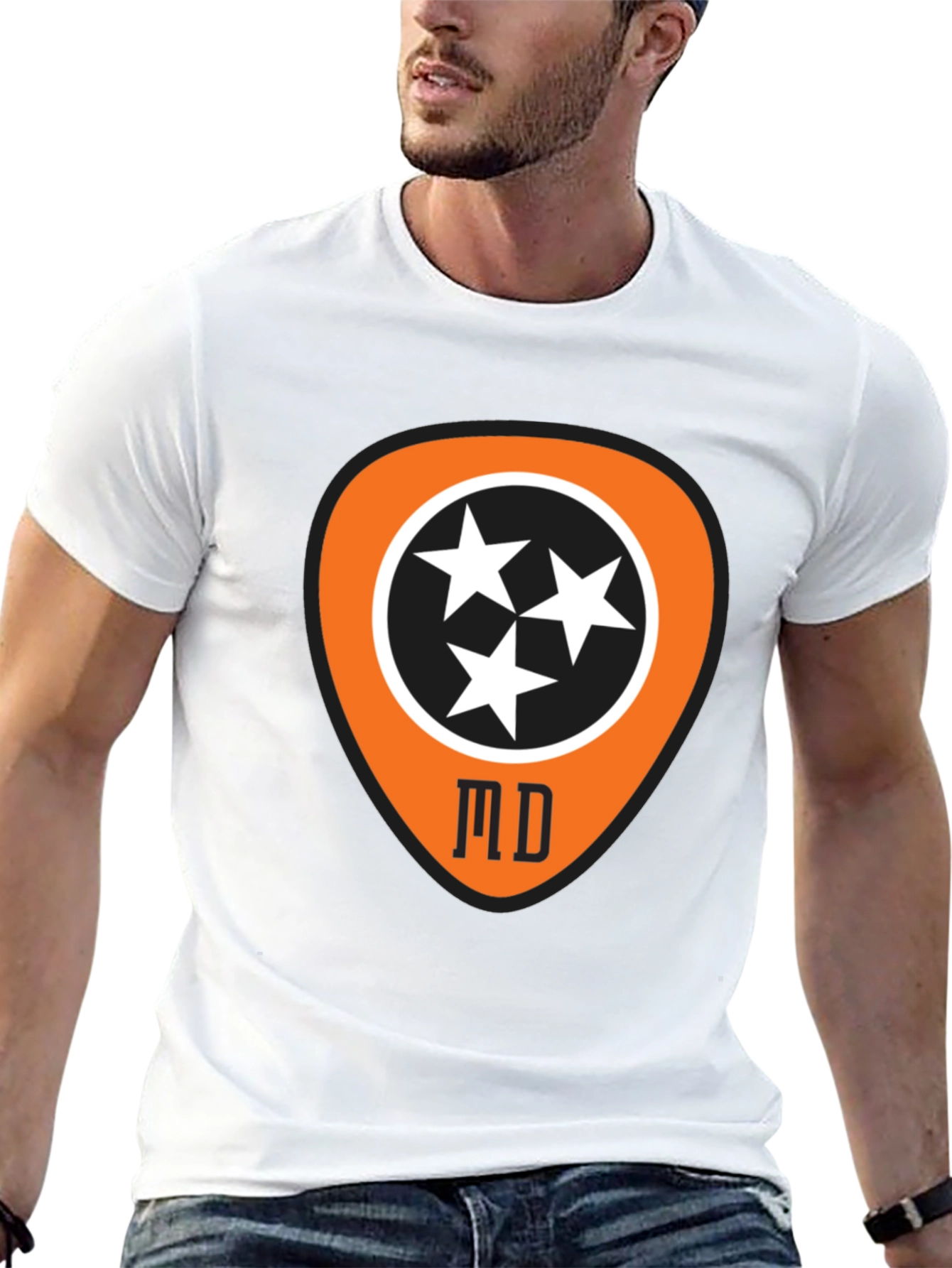 Tennessee Guitar Pick T-Shirt - Music City Style