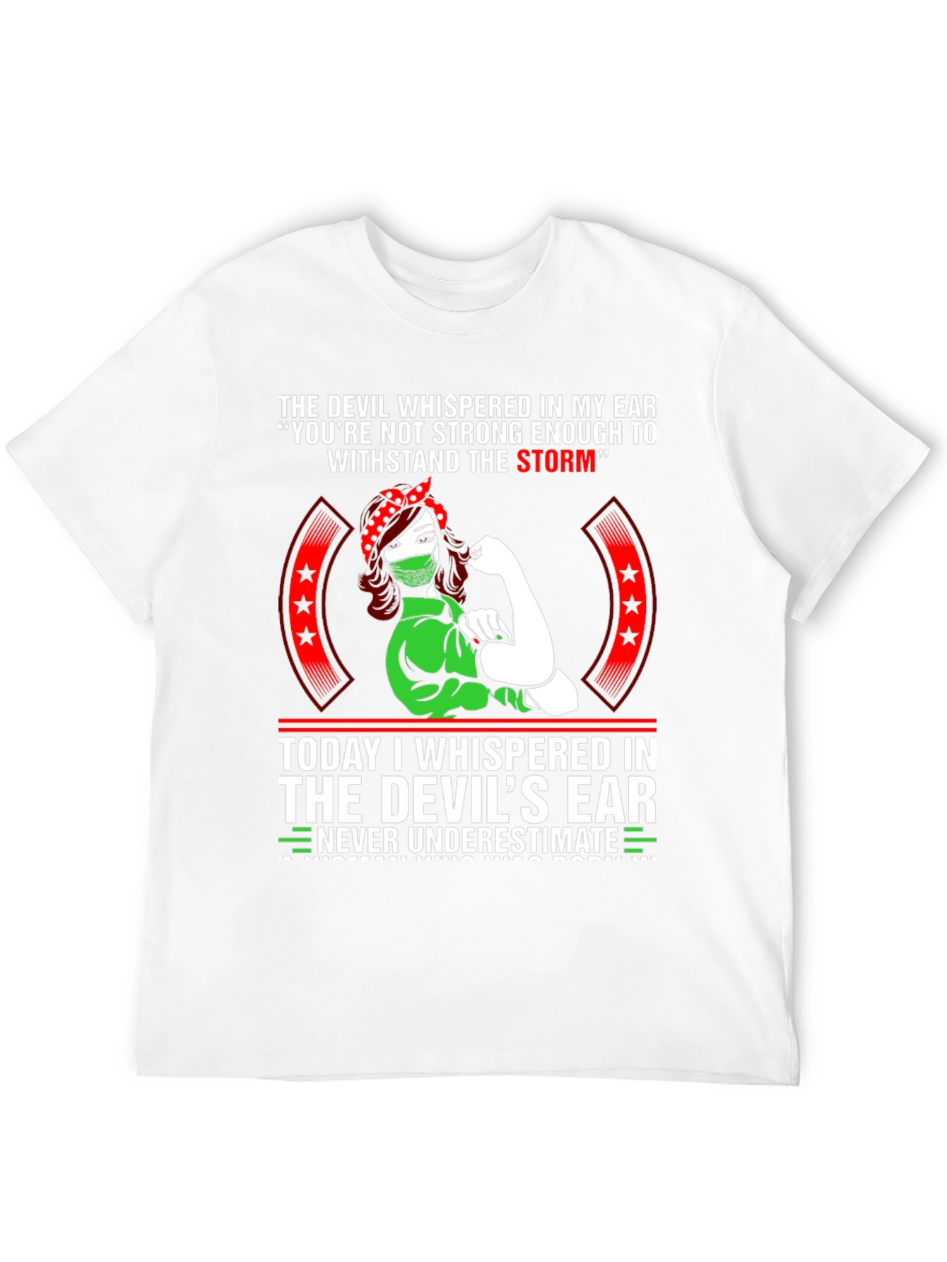 Strong Woman Graphic T-Shirt - Never Underestimate