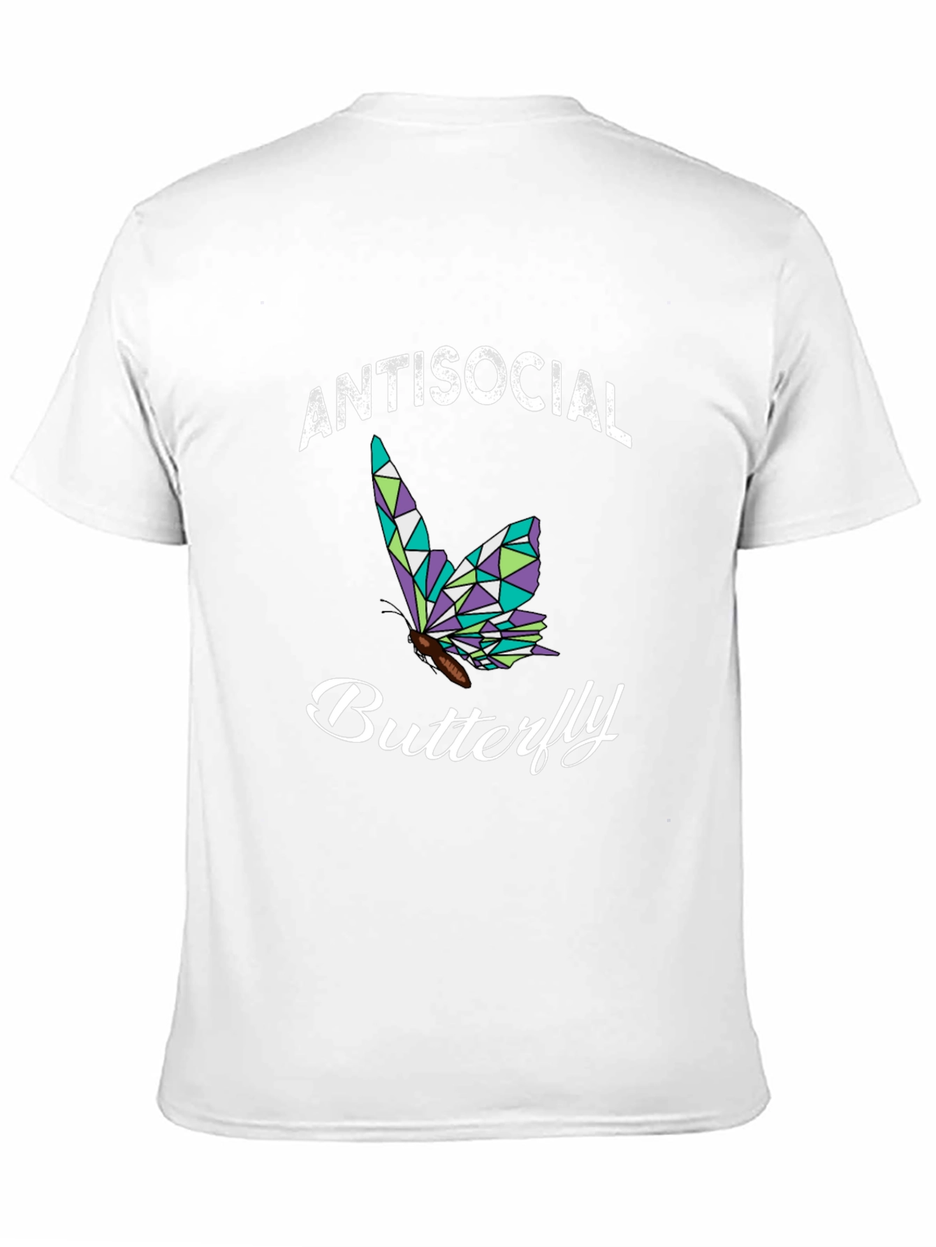 Antisocial Butterfly Graphic T-Shirt