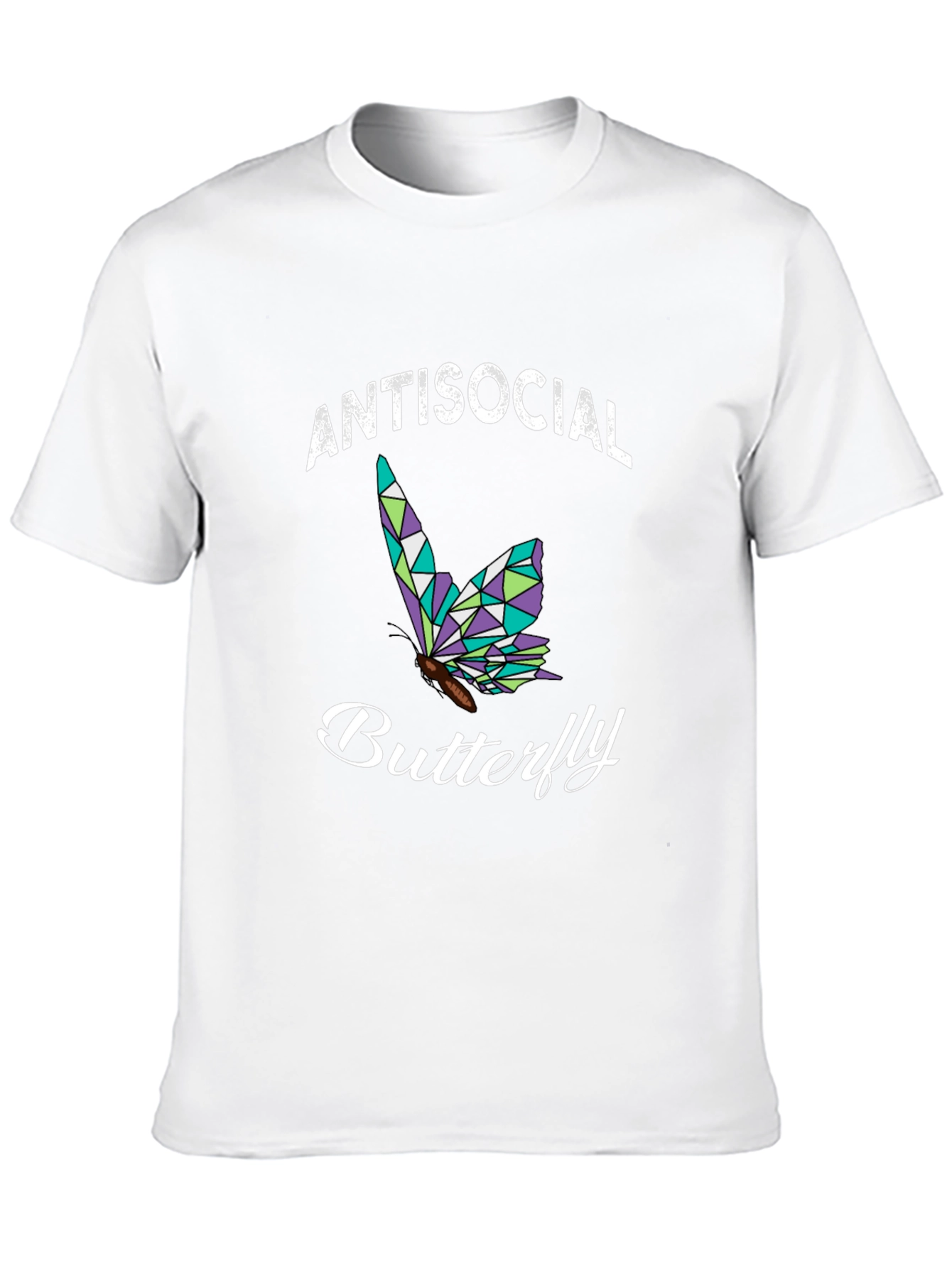 Antisocial Butterfly Graphic T-Shirt
