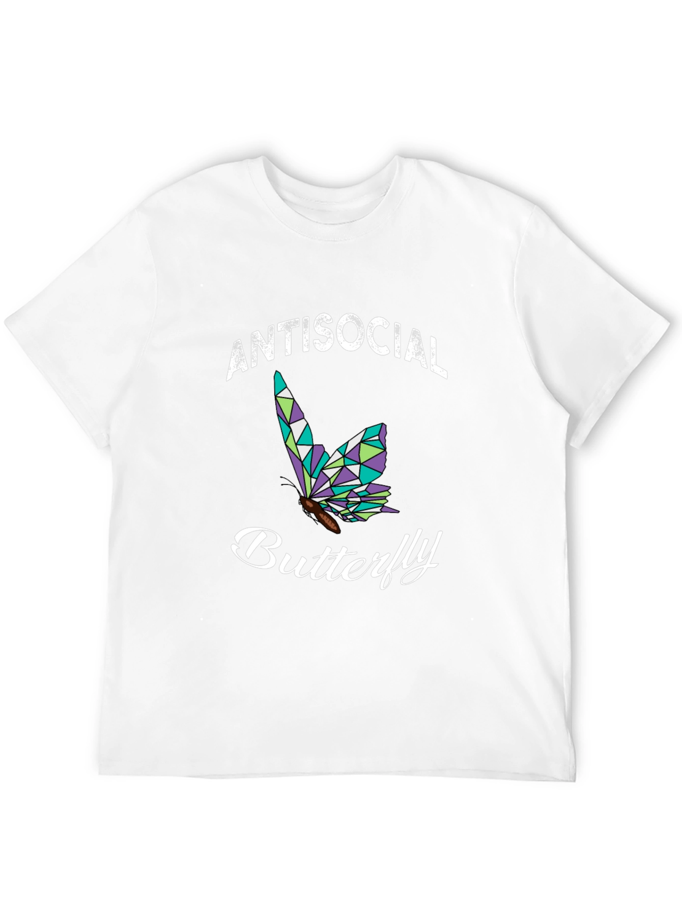 Antisocial Butterfly Graphic T-Shirt