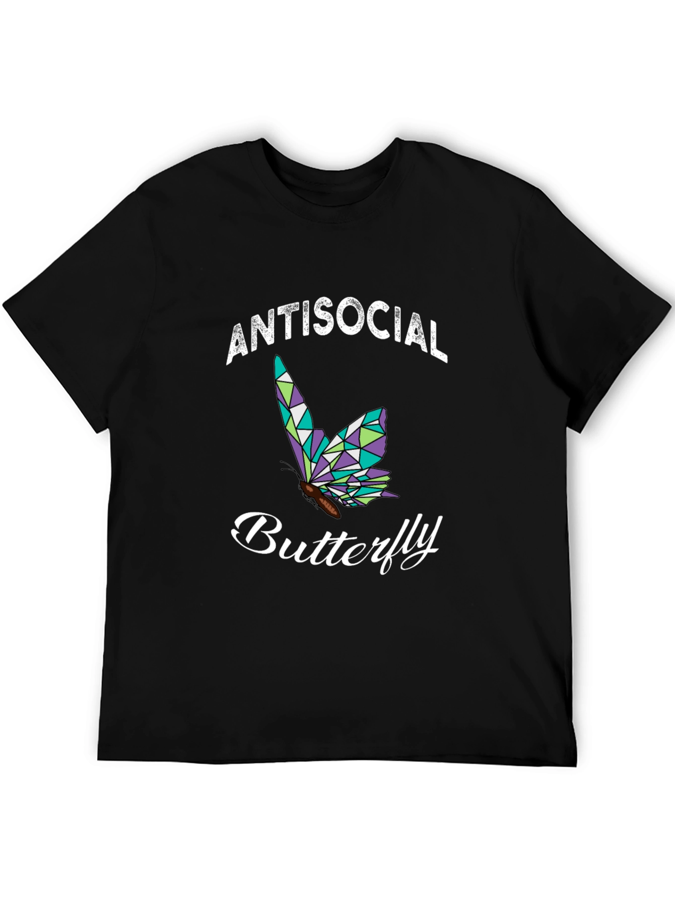 Antisocial Butterfly Graphic T-Shirt