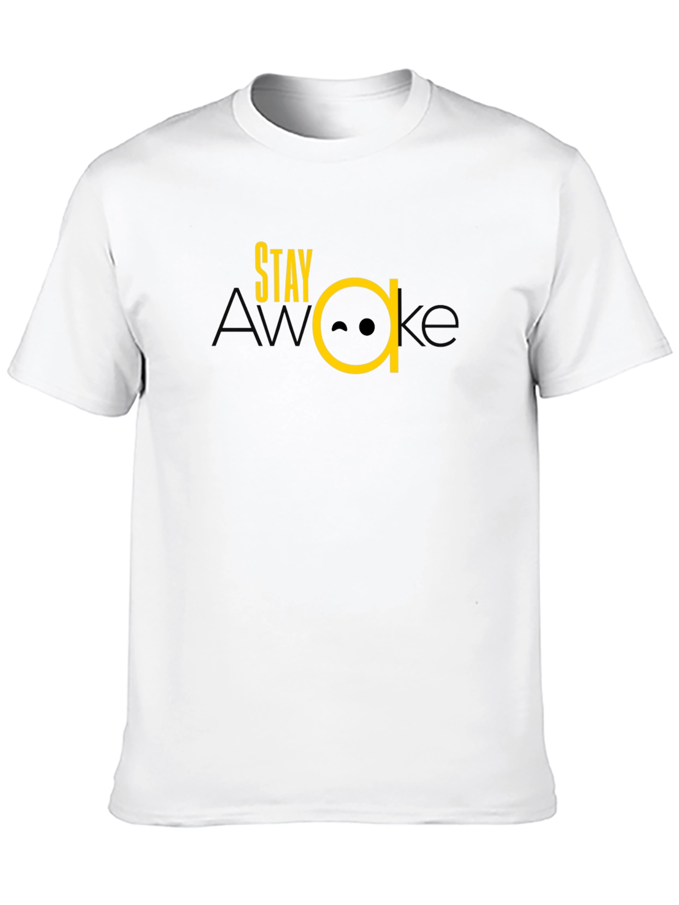 Stay Awake Graphic Tee - Black
