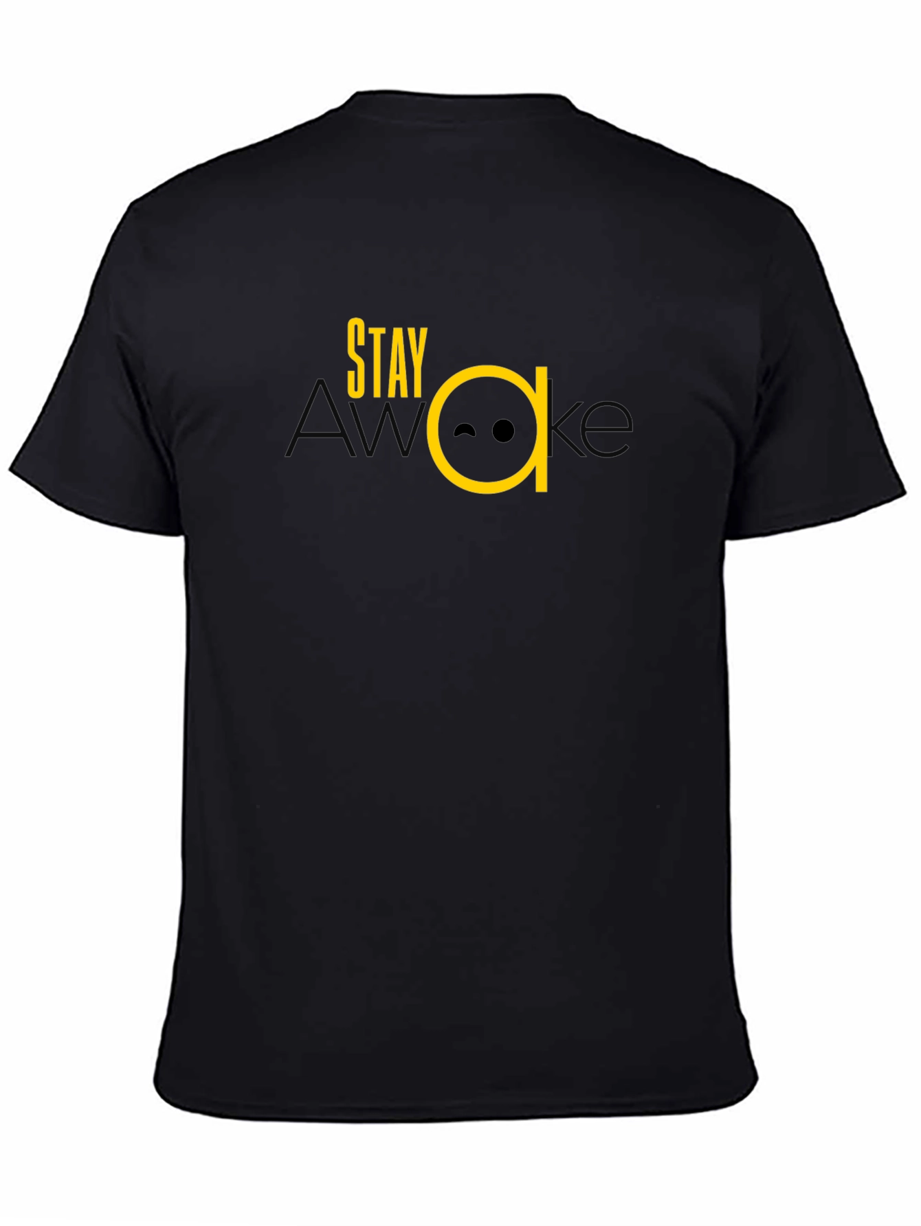 Stay Awake Graphic Tee - Black