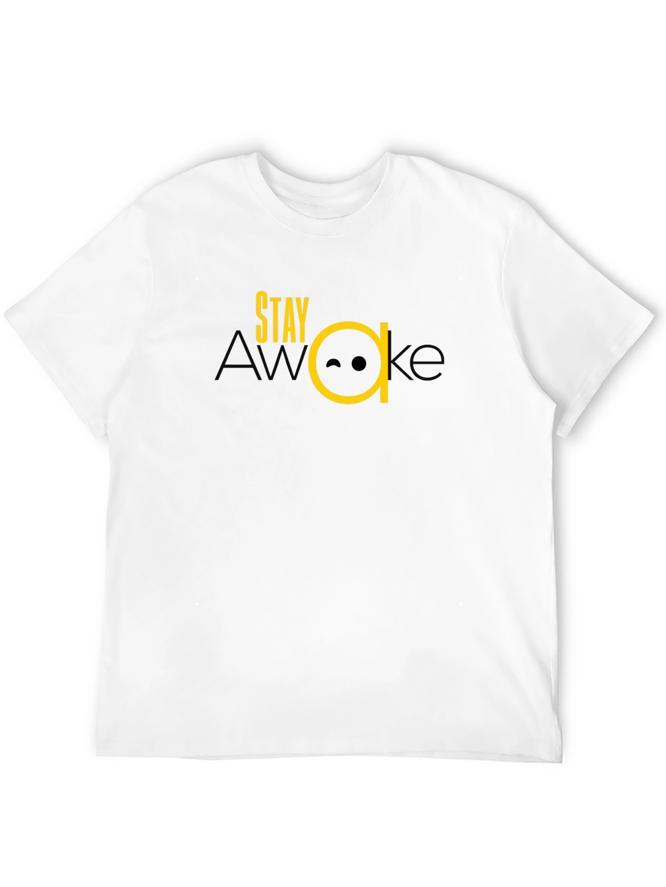 Stay Awake Graphic Tee - Black