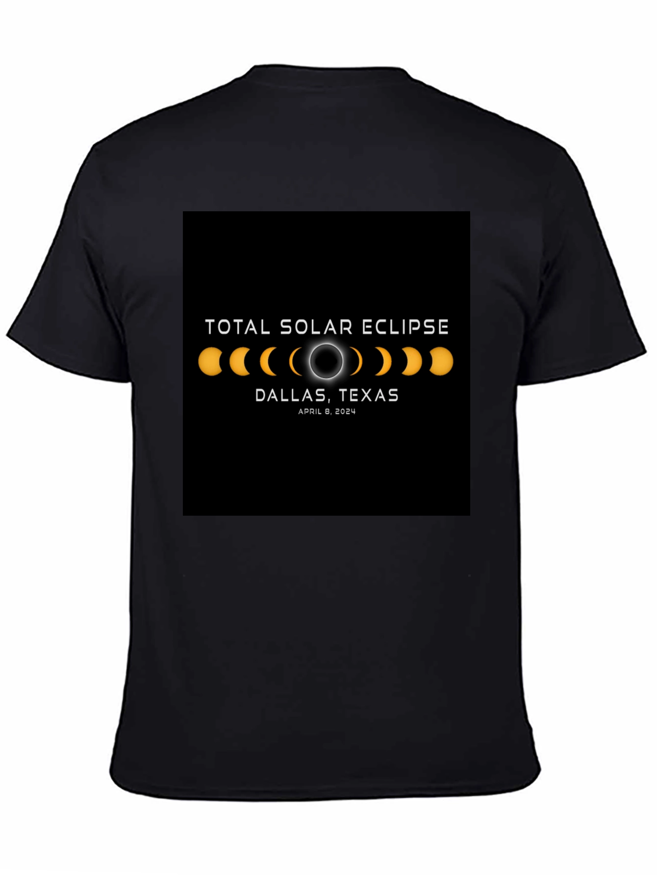Total Solar Eclipse Dallas Texas April 8 2024 T-Shirt