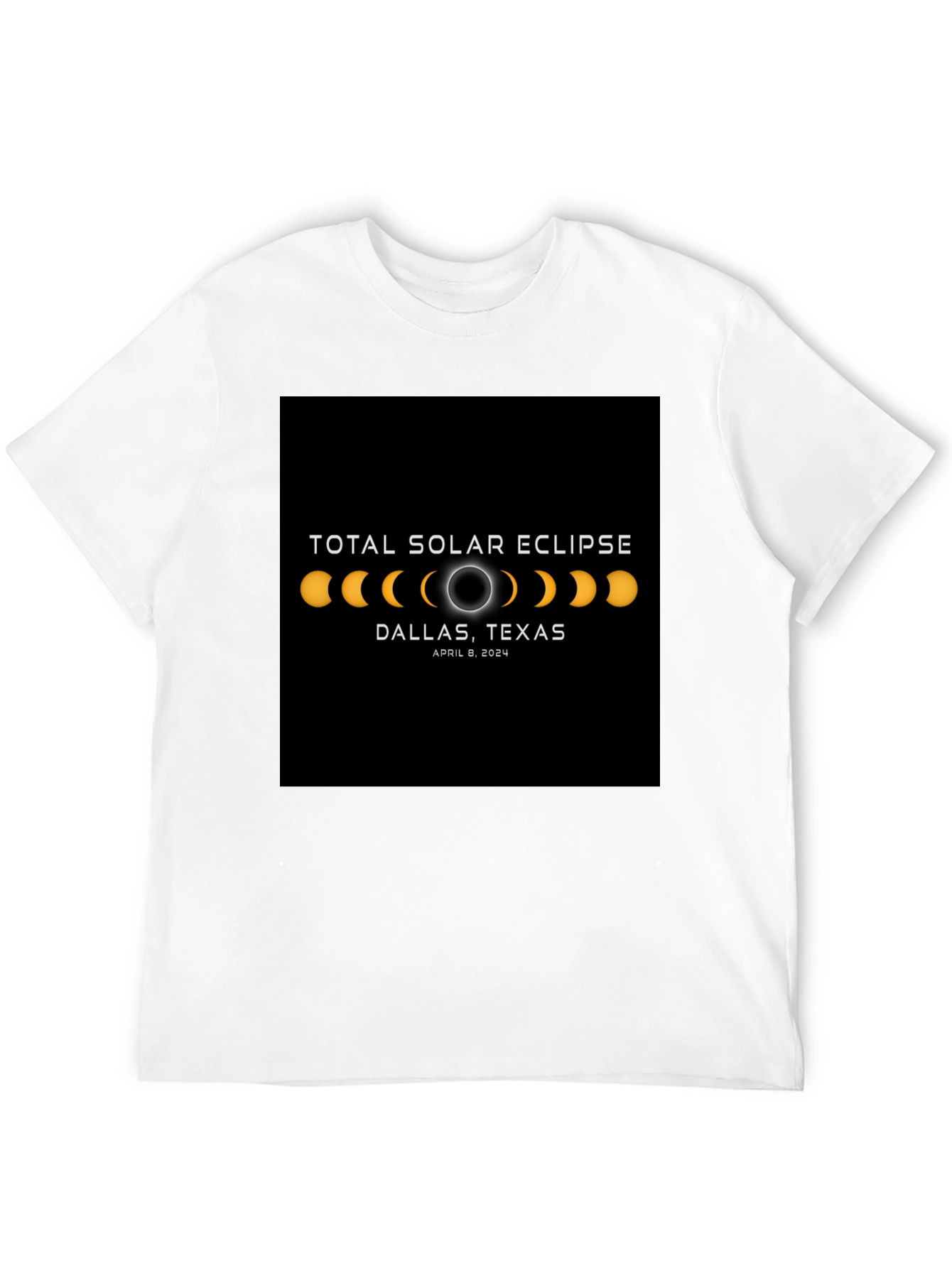 Total Solar Eclipse Dallas Texas April 8 2024 T-Shirt