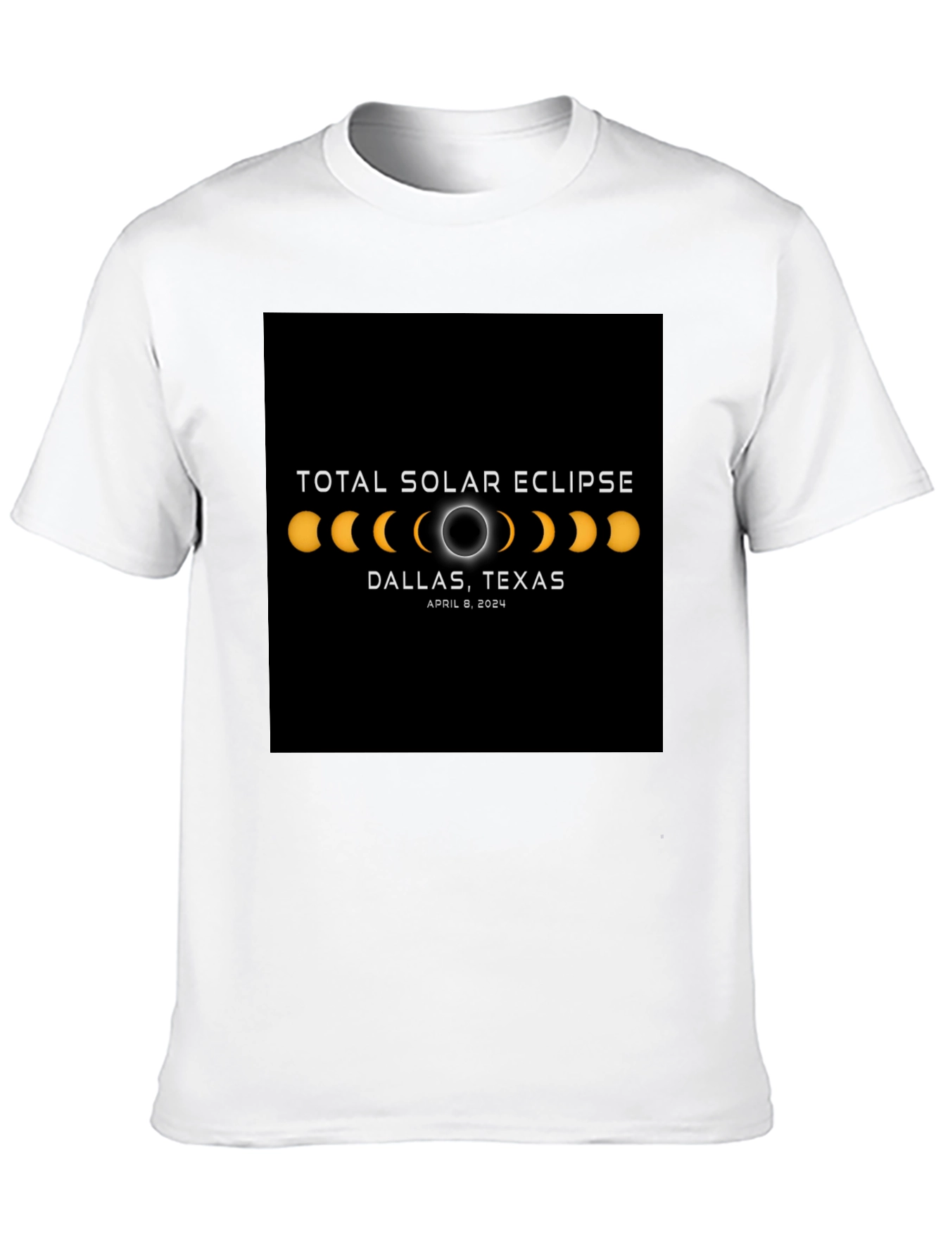 Total Solar Eclipse Dallas Texas April 8 2024 T-Shirt
