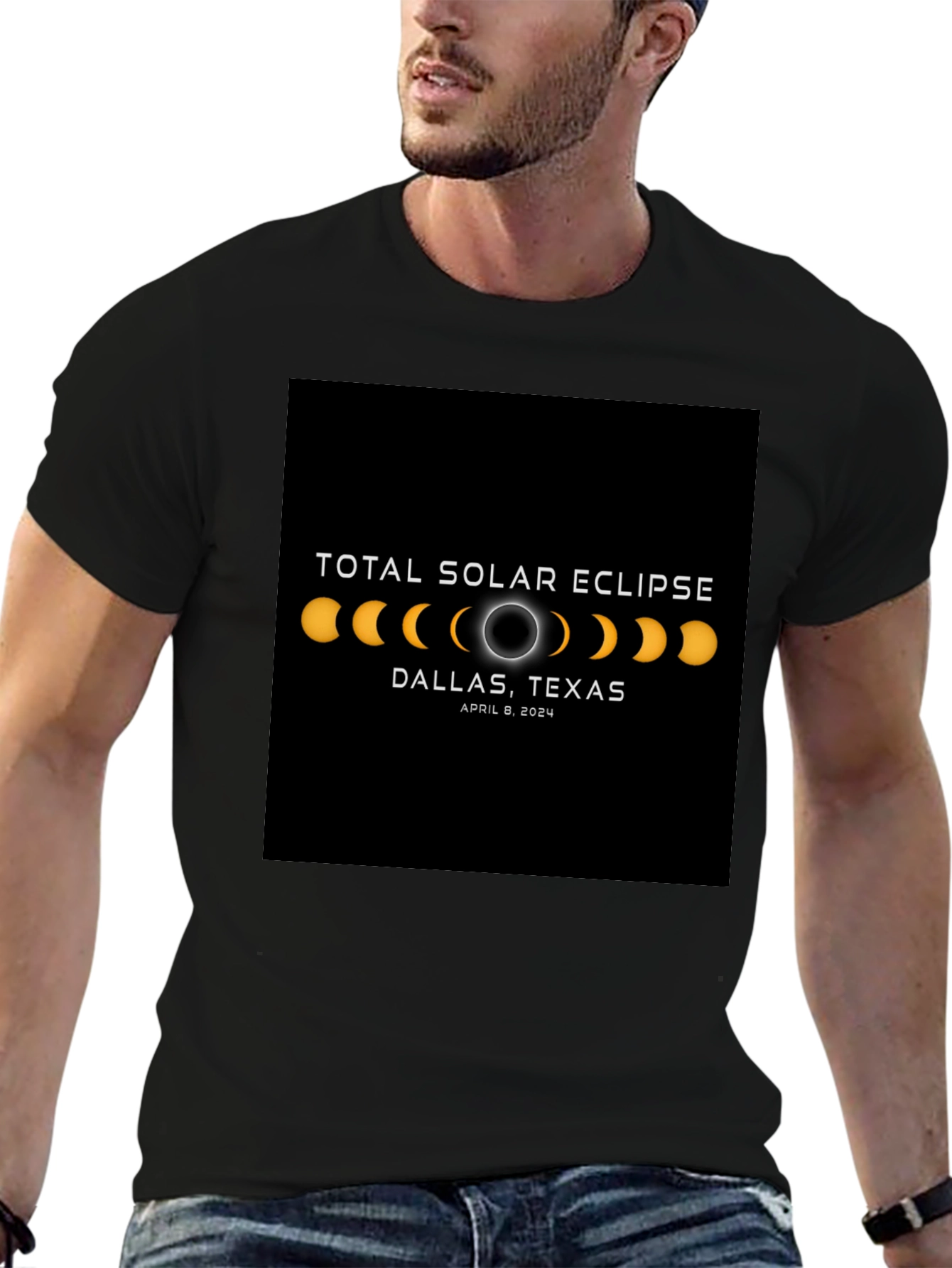Total Solar Eclipse Dallas Texas April 8 2024 T-Shirt
