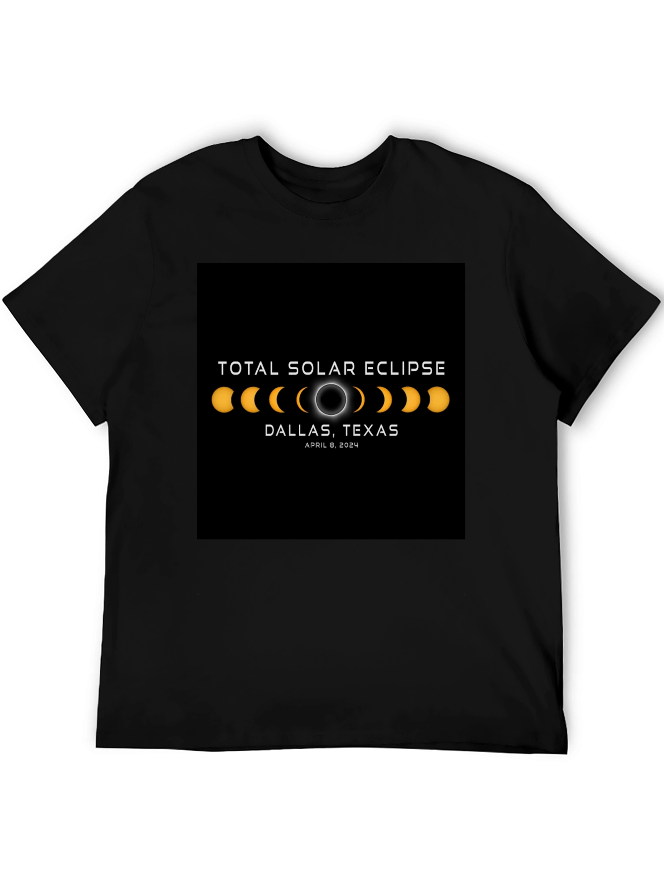 Total Solar Eclipse Dallas Texas April 8 2024 T-Shirt