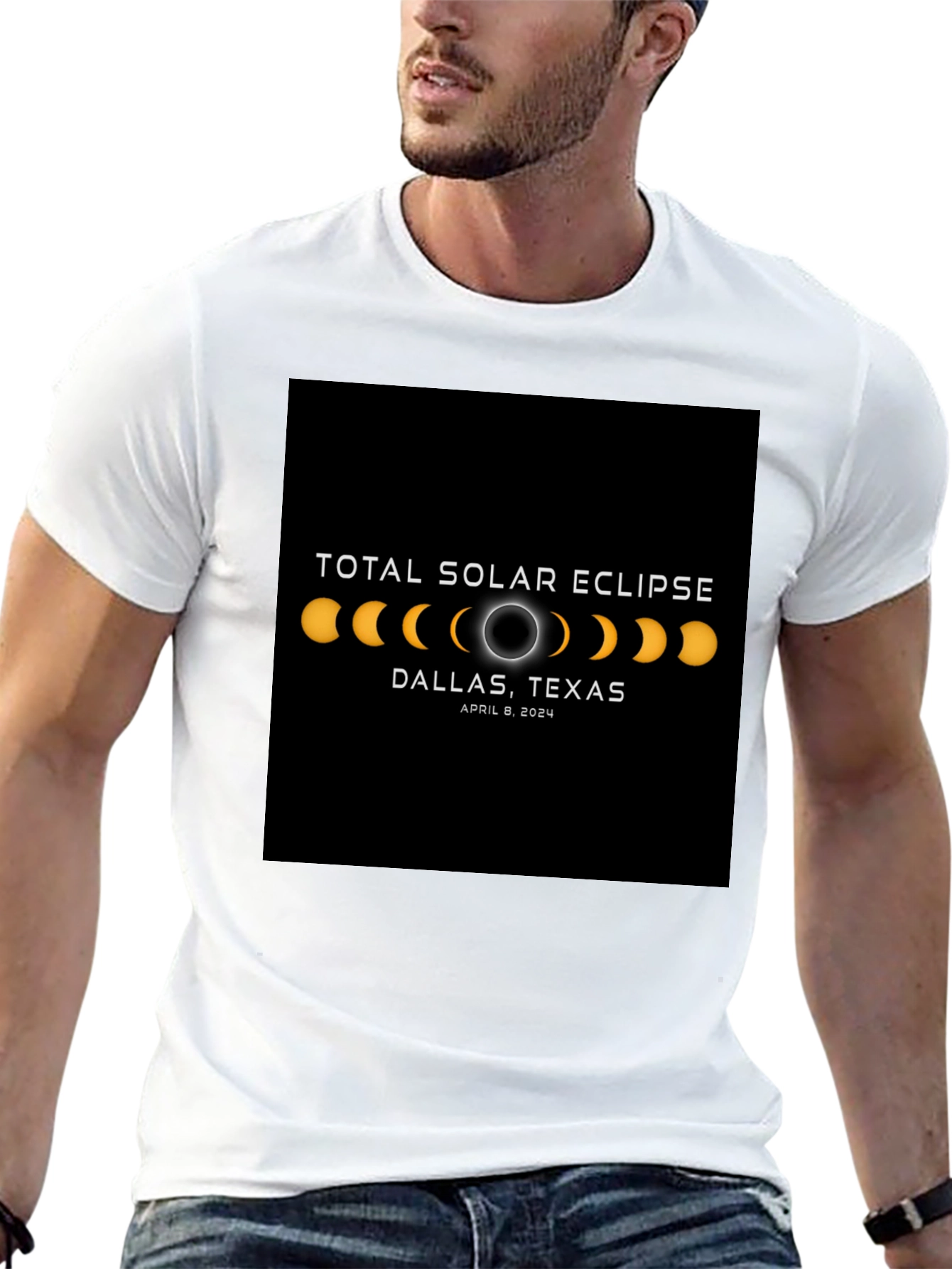 Total Solar Eclipse Dallas Texas April 8 2024 T-Shirt