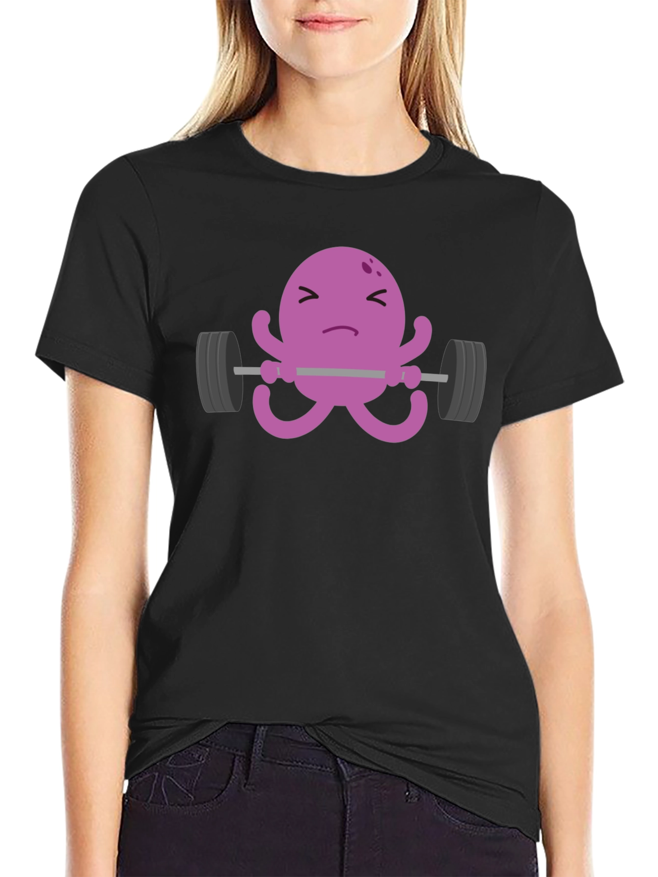 Weightlifting Octopus T-Shirt
