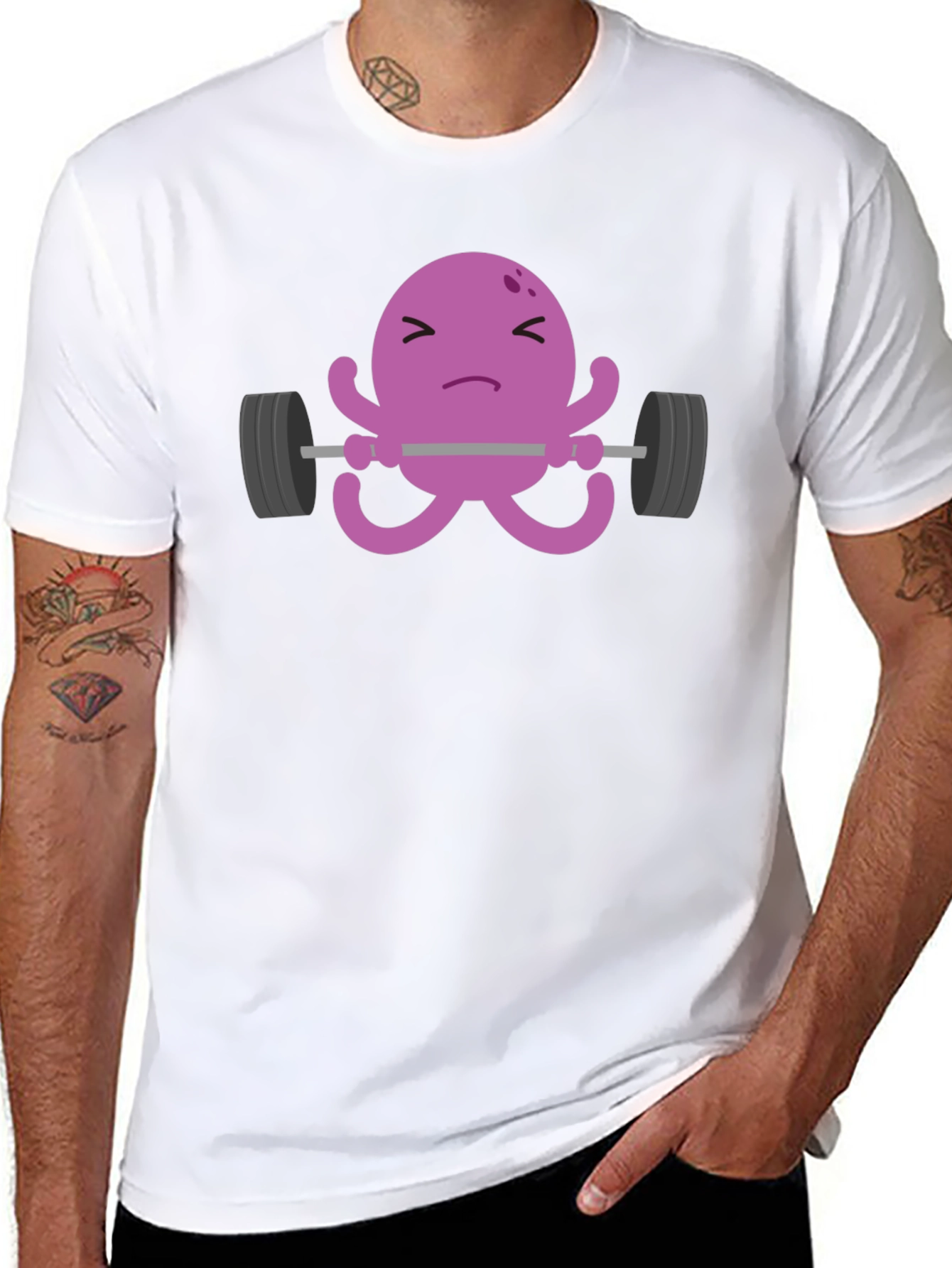 Weightlifting Octopus T-Shirt