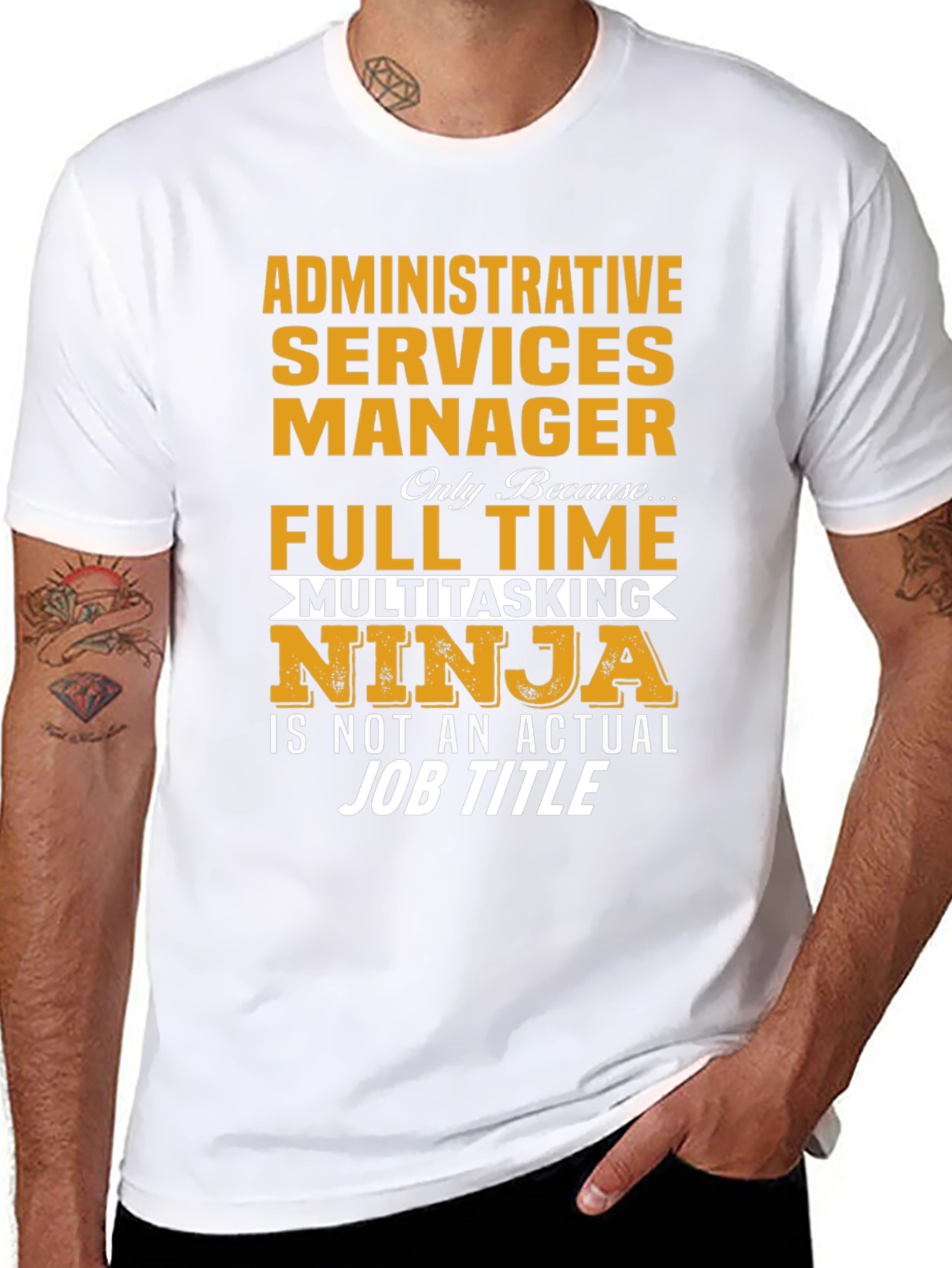 Administrative Services Manager Multitasking Ninja T-Shirt