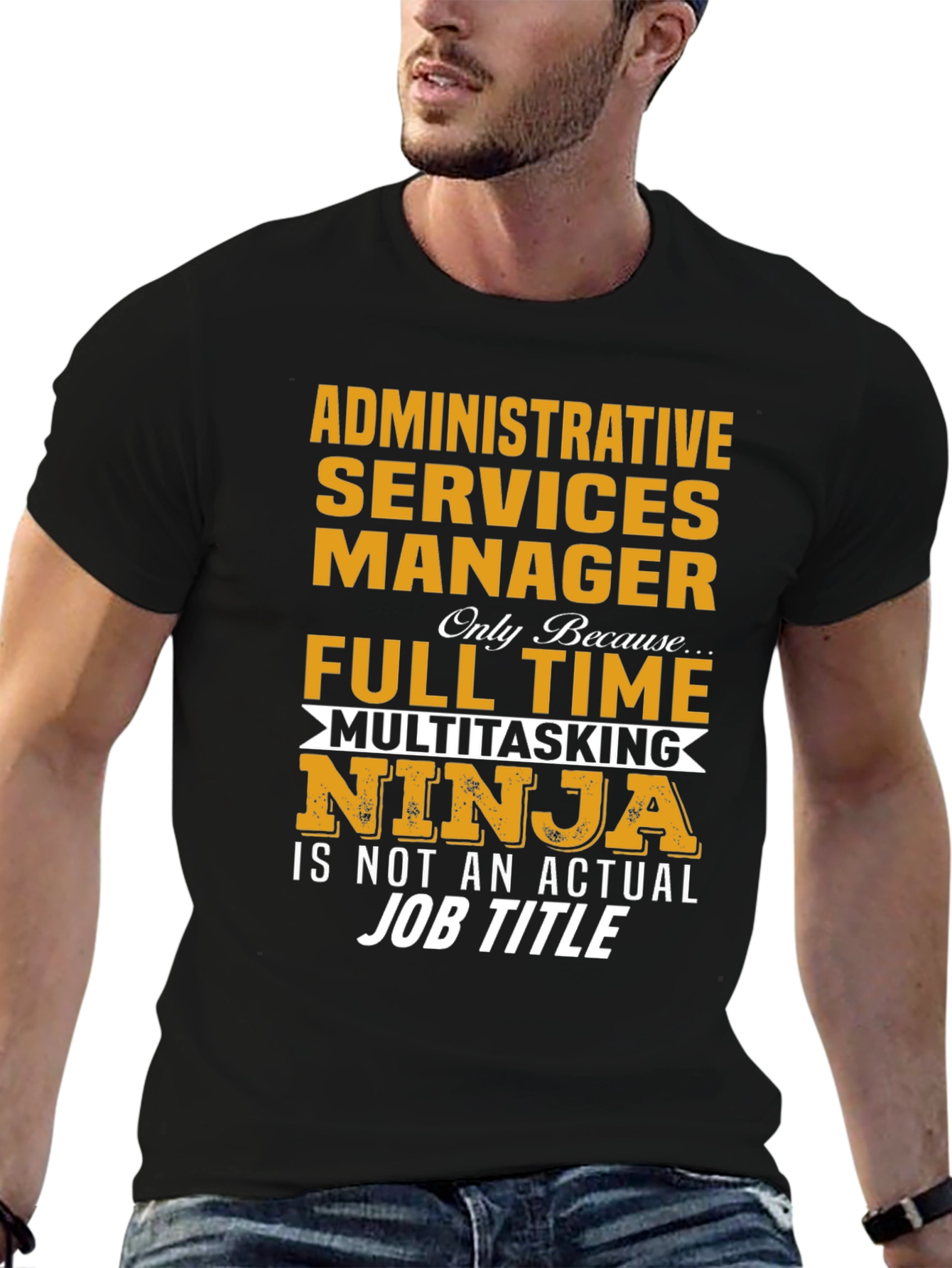 Administrative Services Manager Multitasking Ninja T-Shirt
