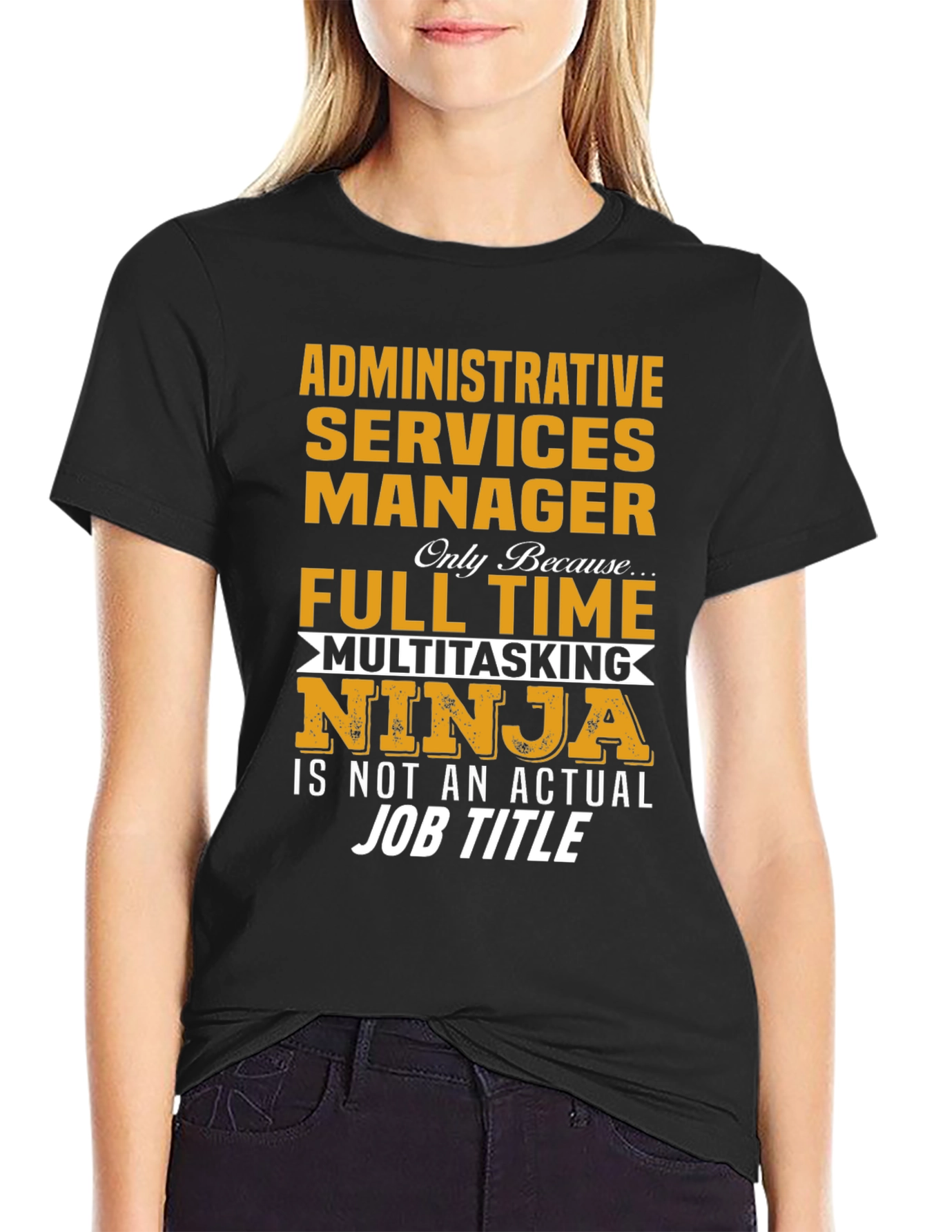Administrative Services Manager Multitasking Ninja T-Shirt