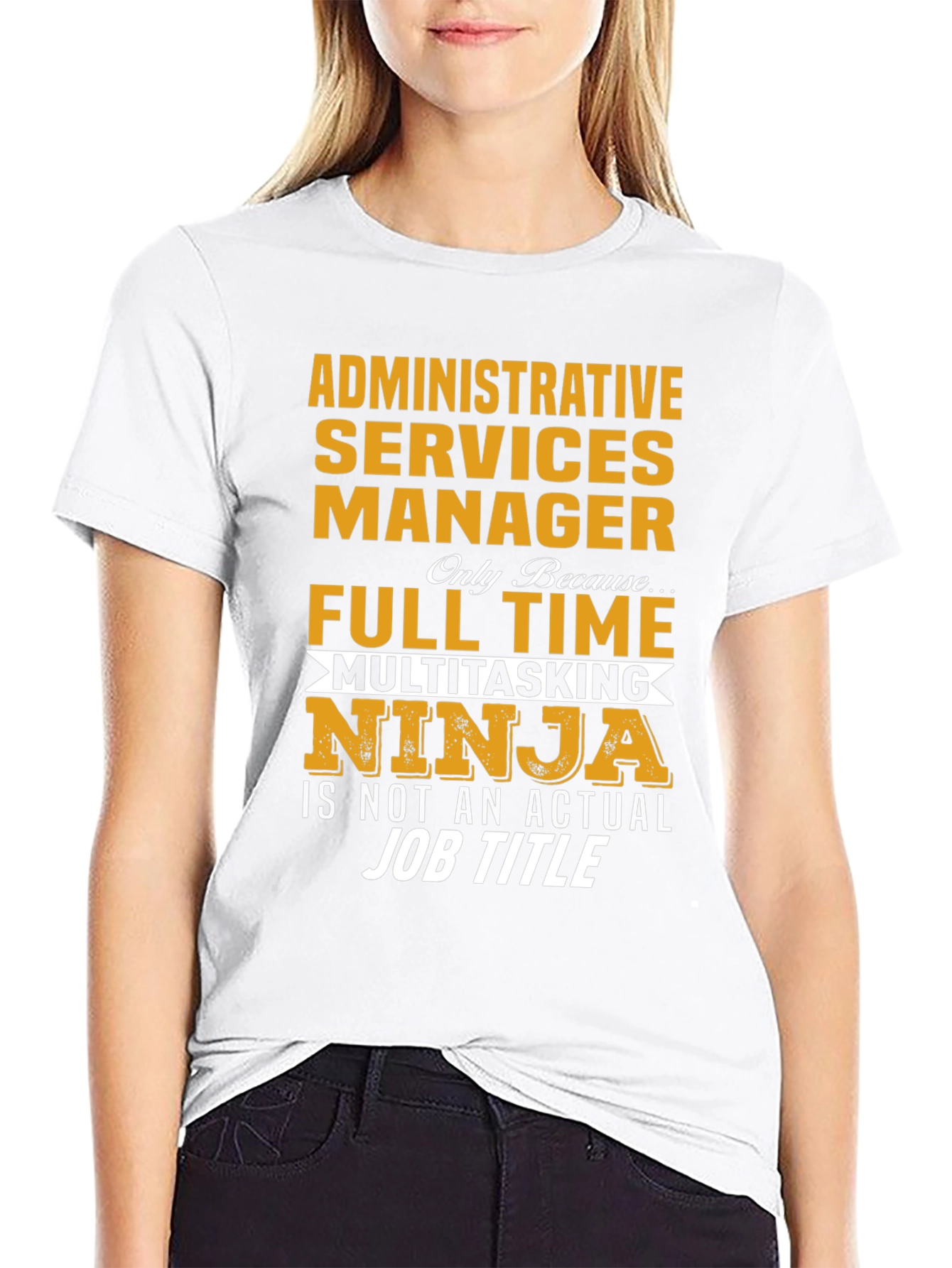 Administrative Services Manager Multitasking Ninja T-Shirt