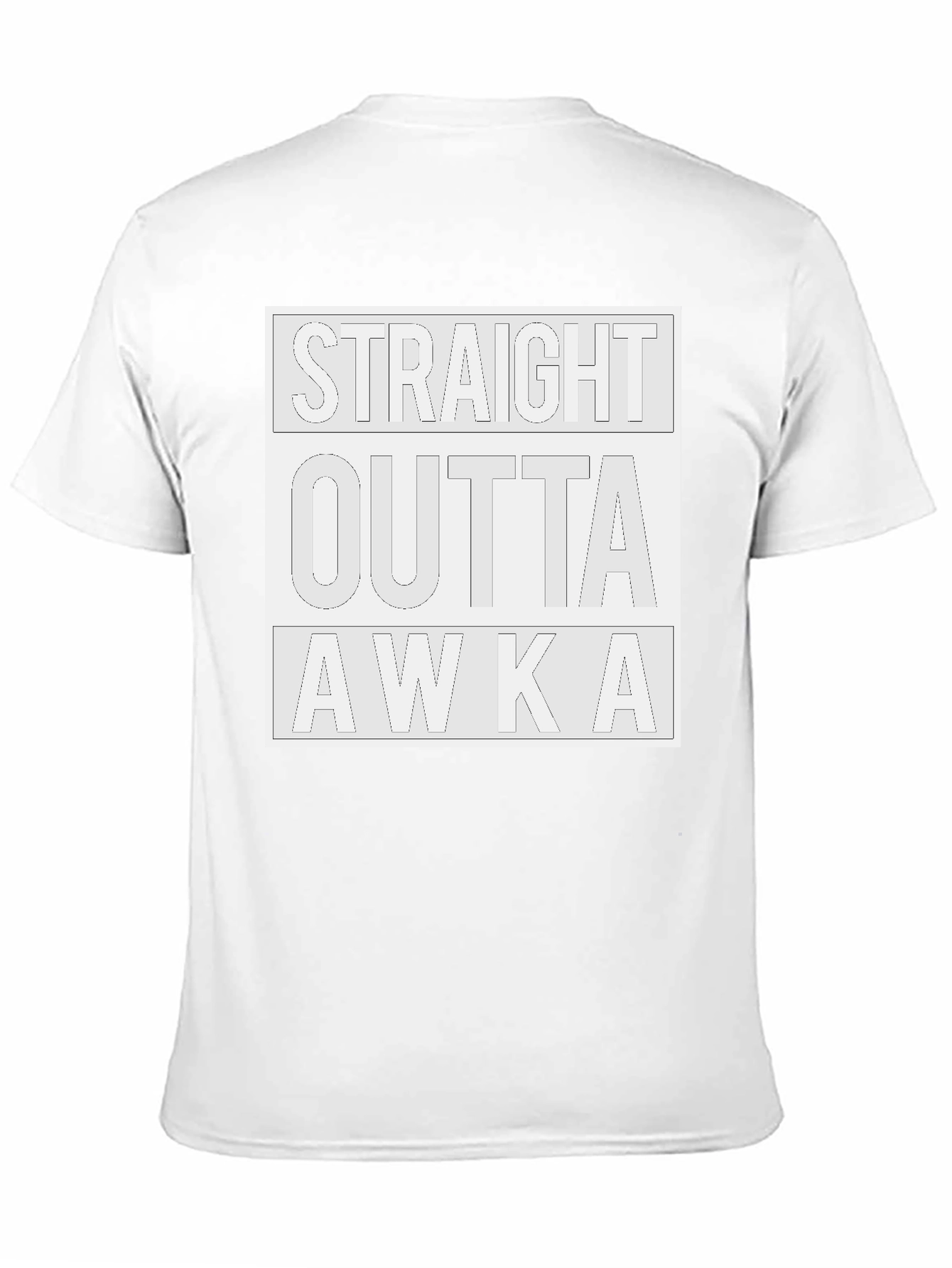 Straight Outta AWKA Black Graphic Tee