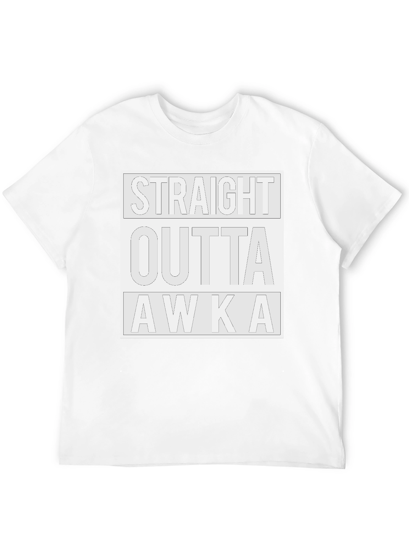 Straight Outta AWKA Black Graphic Tee