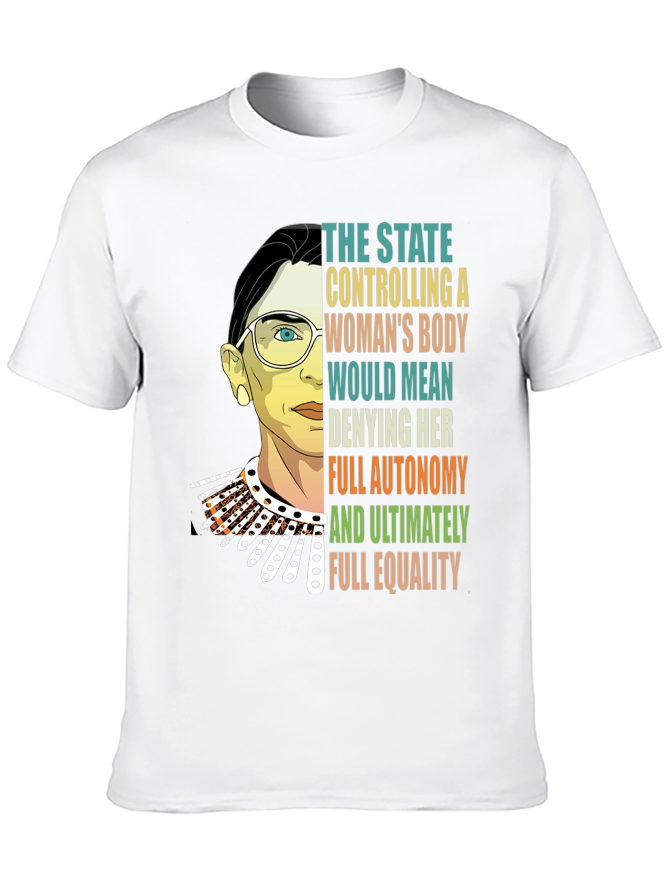 RBG Feminist T-Shirt: Pro-Choice Advocacy