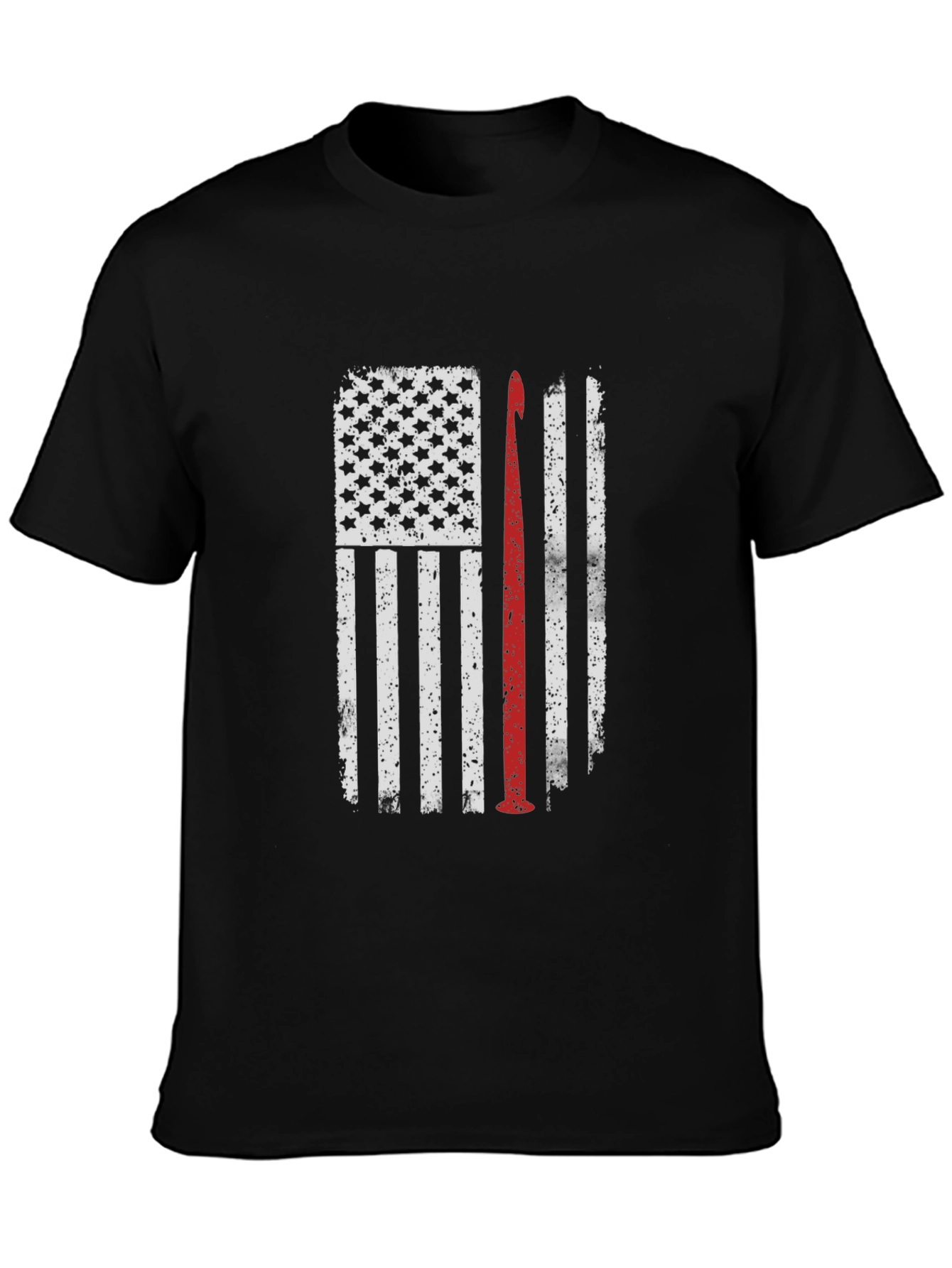 American Flag Crochet T-Shirt