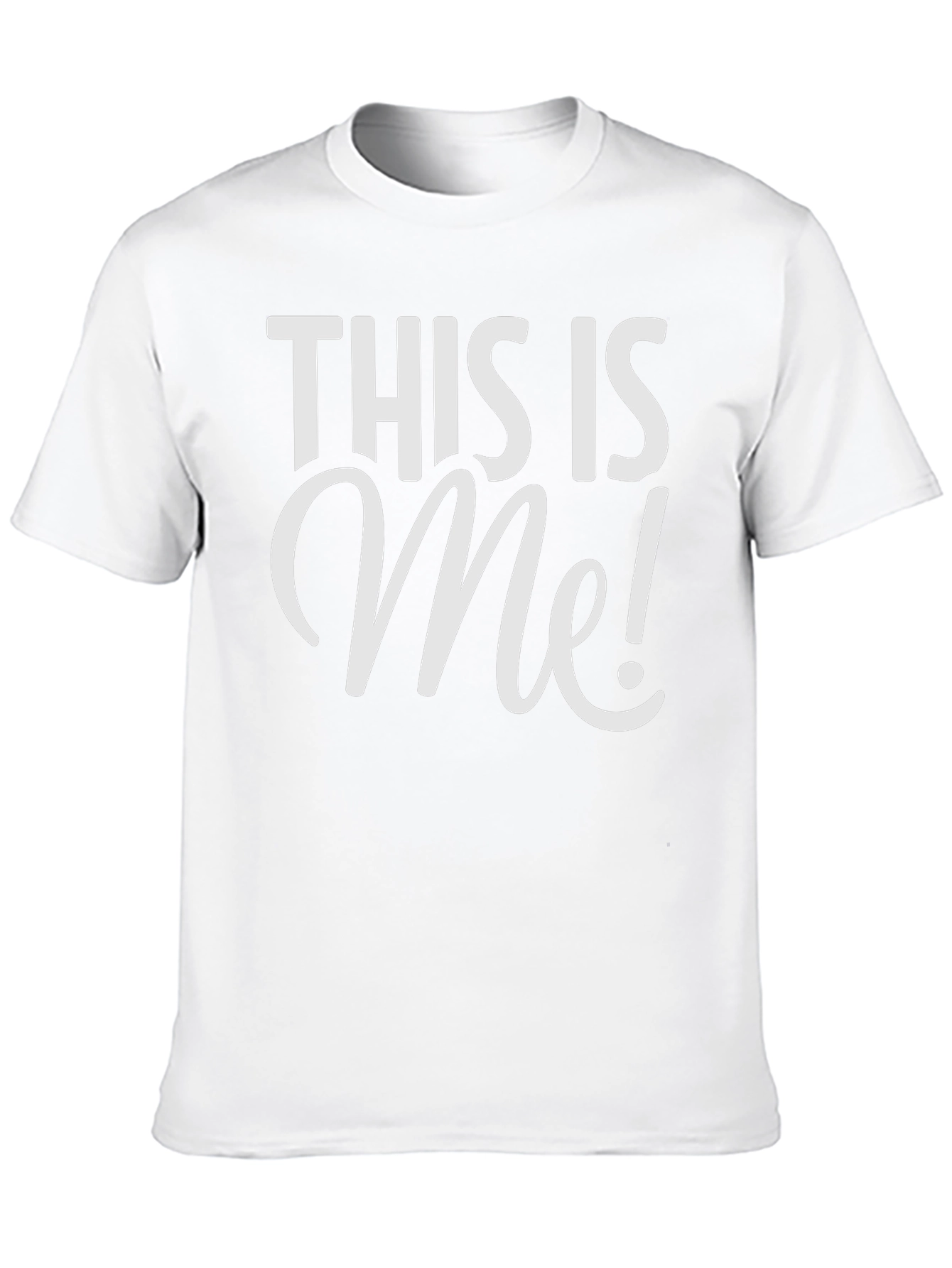 This Is Me! Black Graphic Tee