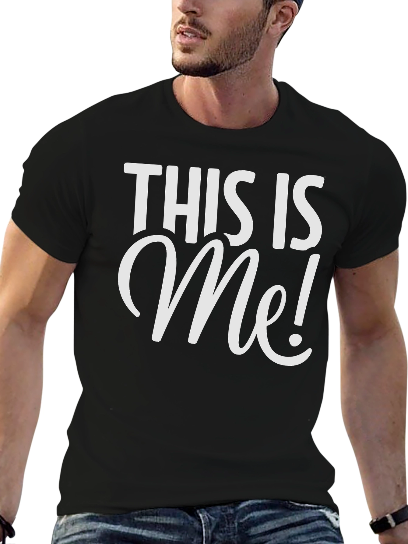 This Is Me! Black Graphic Tee