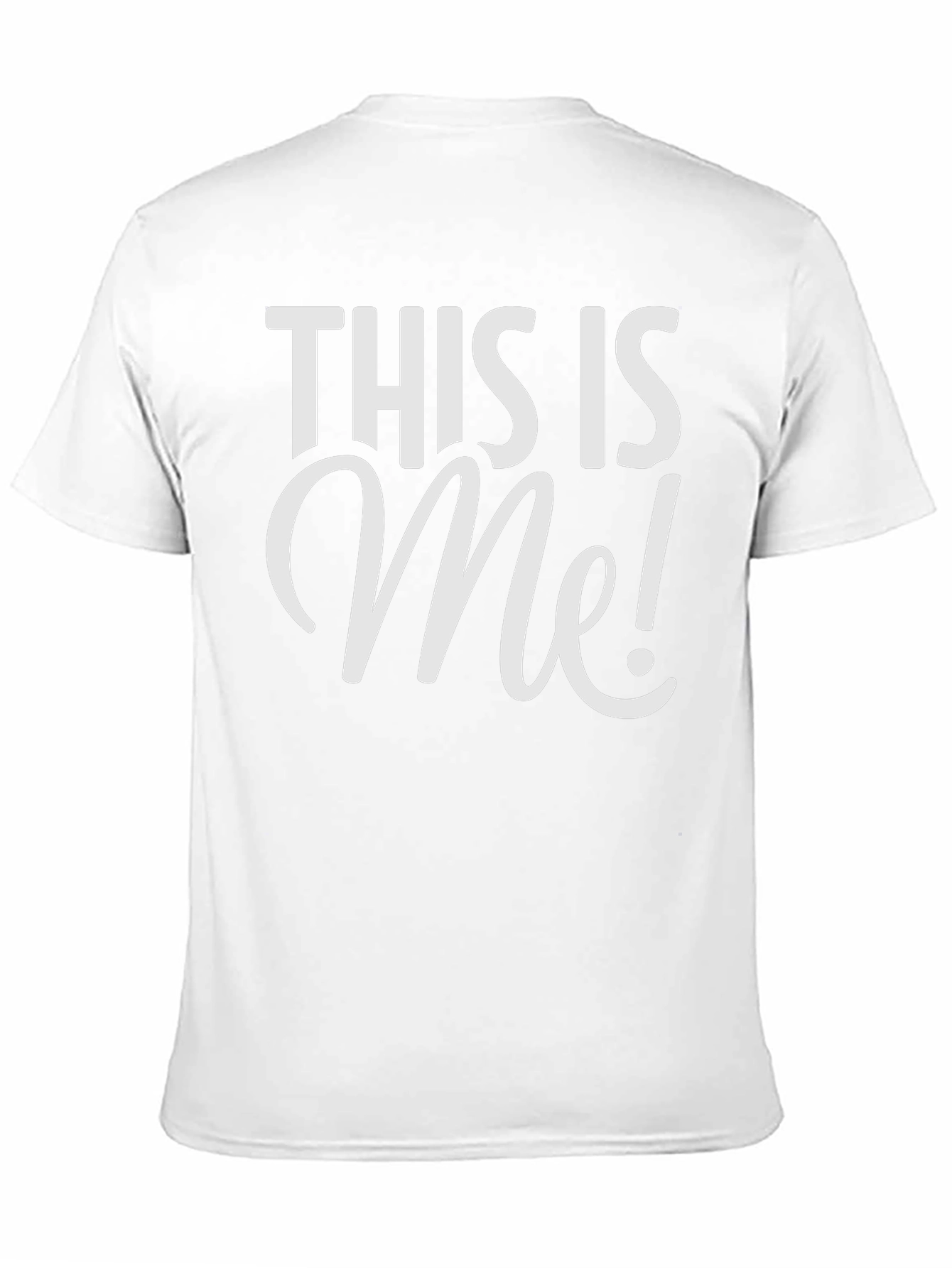 This Is Me! Black Graphic Tee