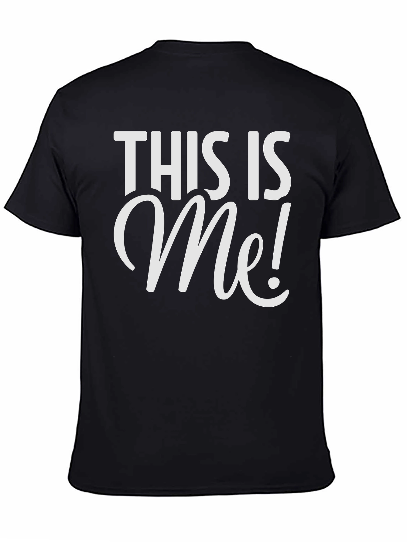 This Is Me! Black Graphic Tee