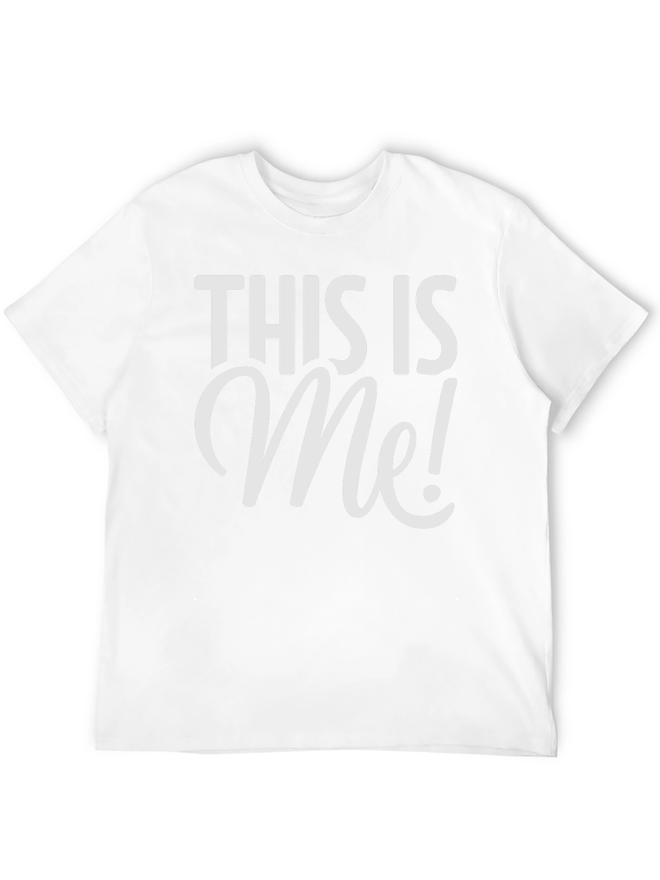 This Is Me! Black Graphic Tee