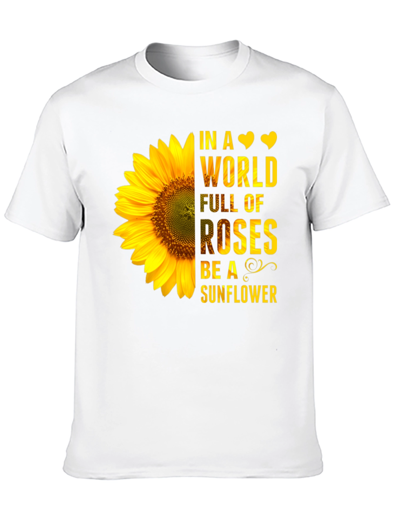 Sunflower Graphic Tee - Be a Sunflower