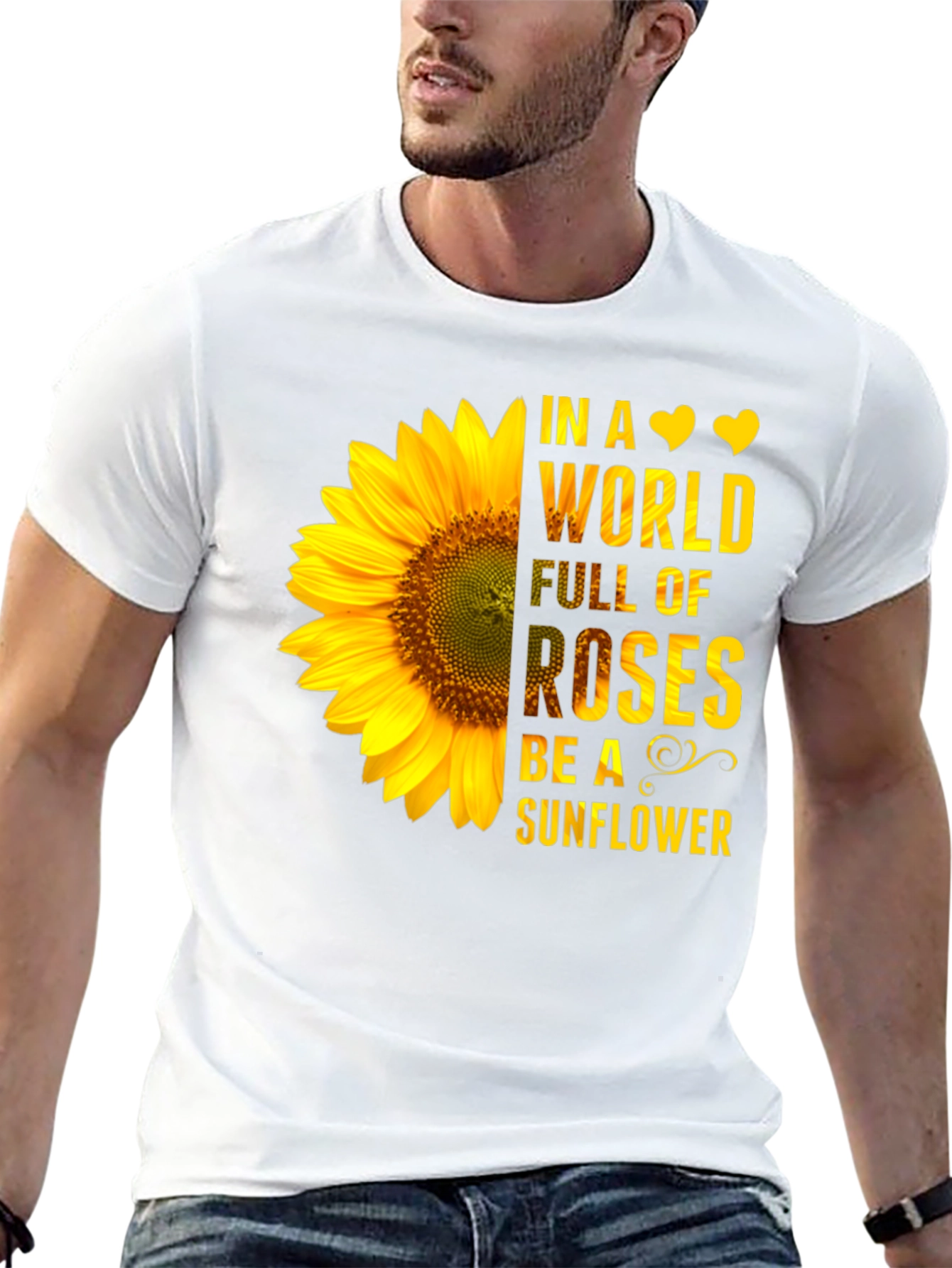 Sunflower Graphic Tee - Be a Sunflower